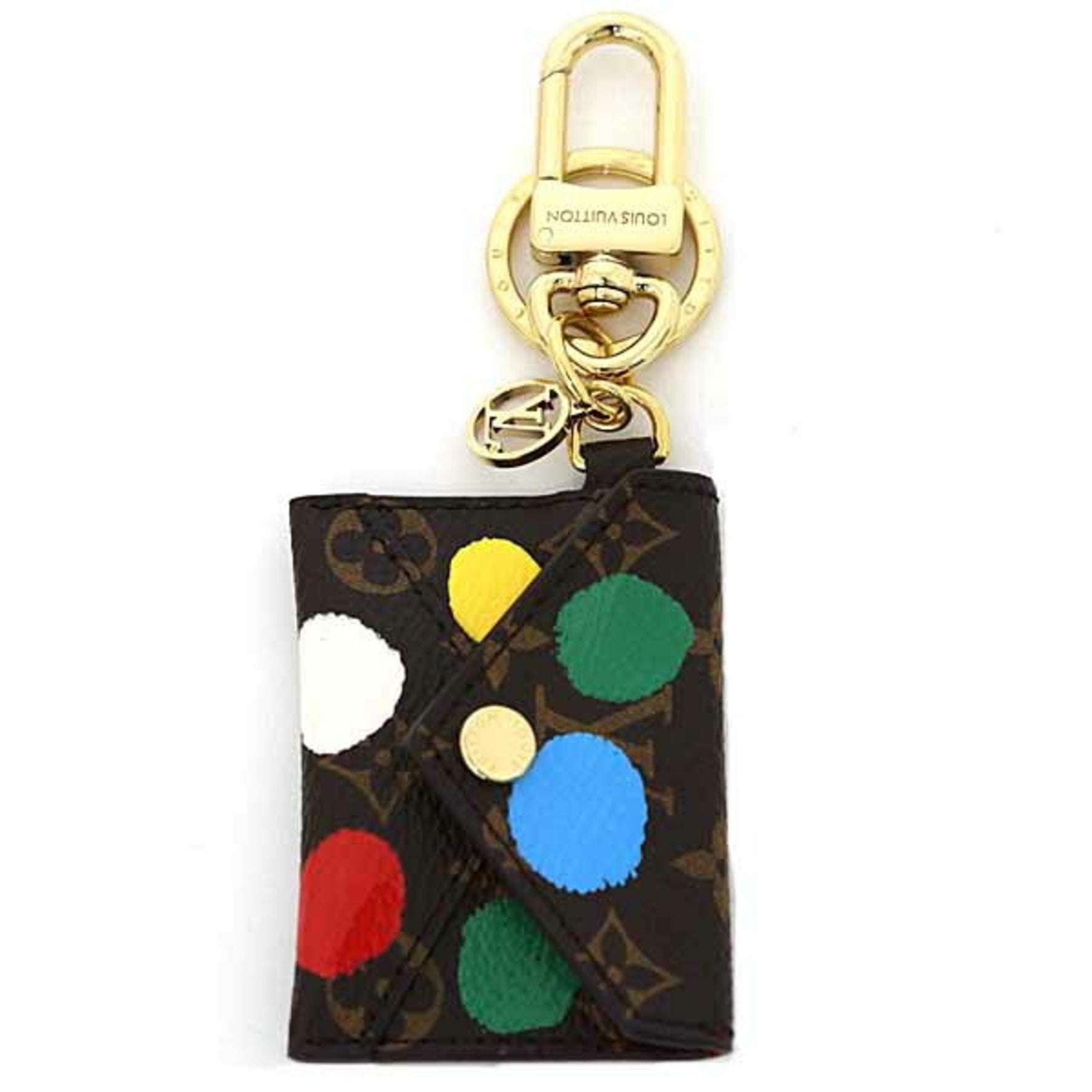 Louis Vuitton Yayoi Kusama LV x YK Porto Cle Kirigami Keychain Bag Charm Dot