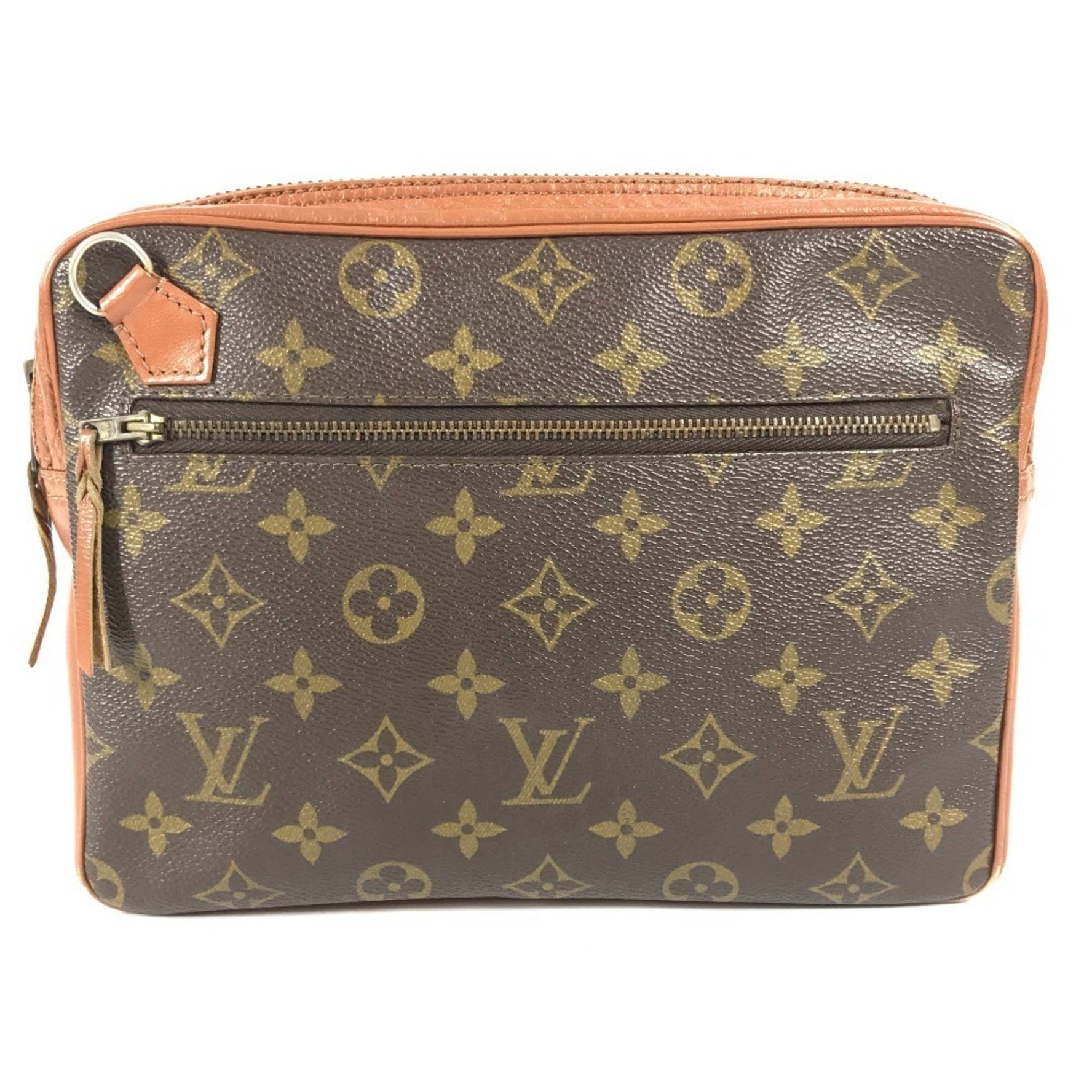 Louis Vuitton Monogram Vintage Saxpo Bag Pouch Clutch Second Canvas Men's