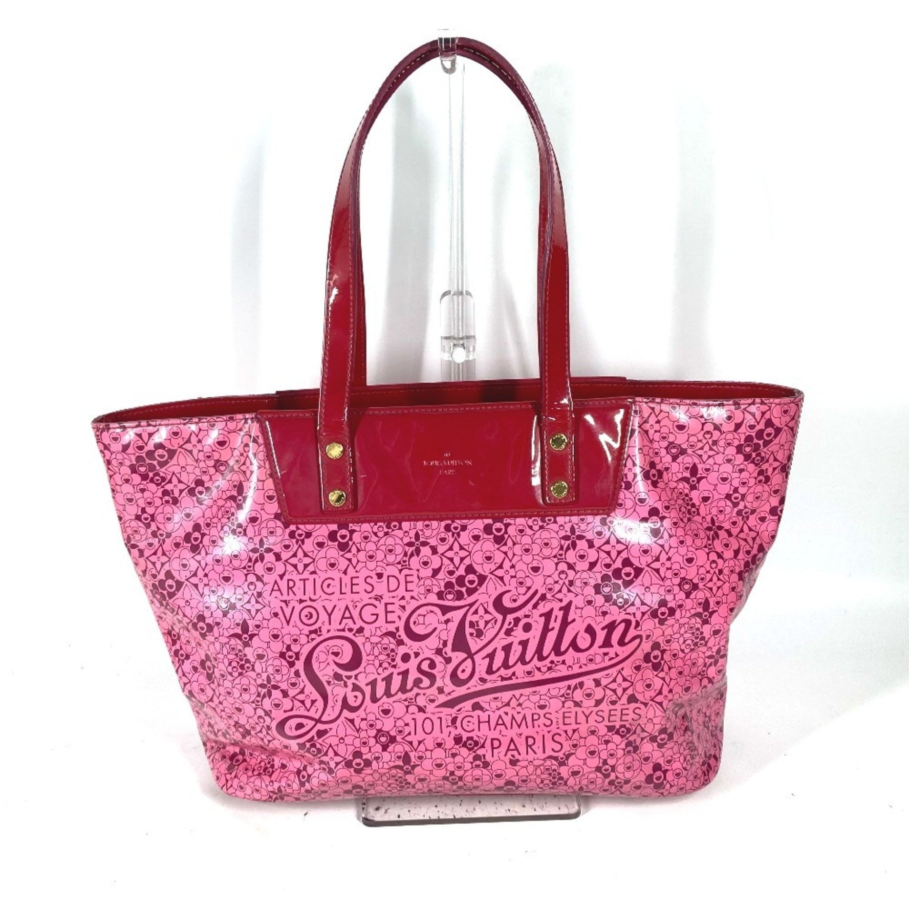 Louis Vuitton Cosmic Blossom Takashi Murakami PM Tote Bag Shoulder Leather