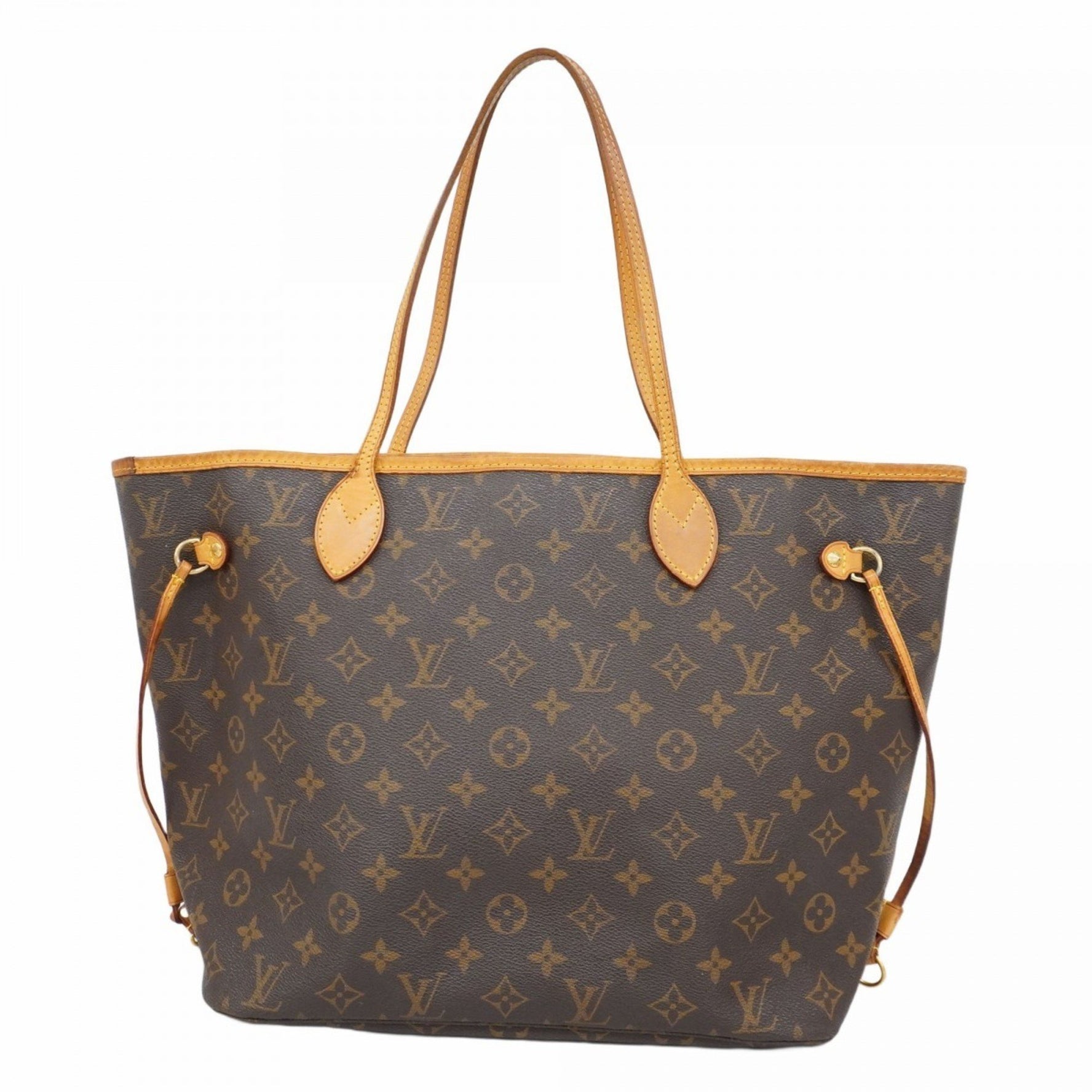 Louis Vuitton Monogram Neverfull MM Tote Bag M40156 Brown Women's