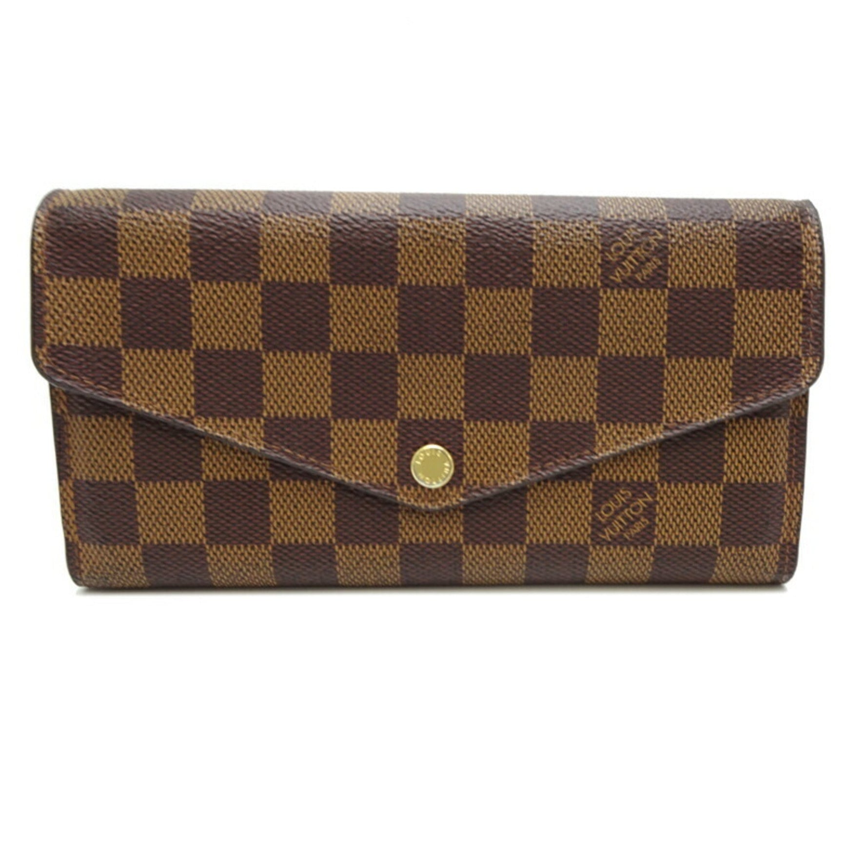 Louis Vuitton Portefeuille Sarah Long Wallet Damier Brown