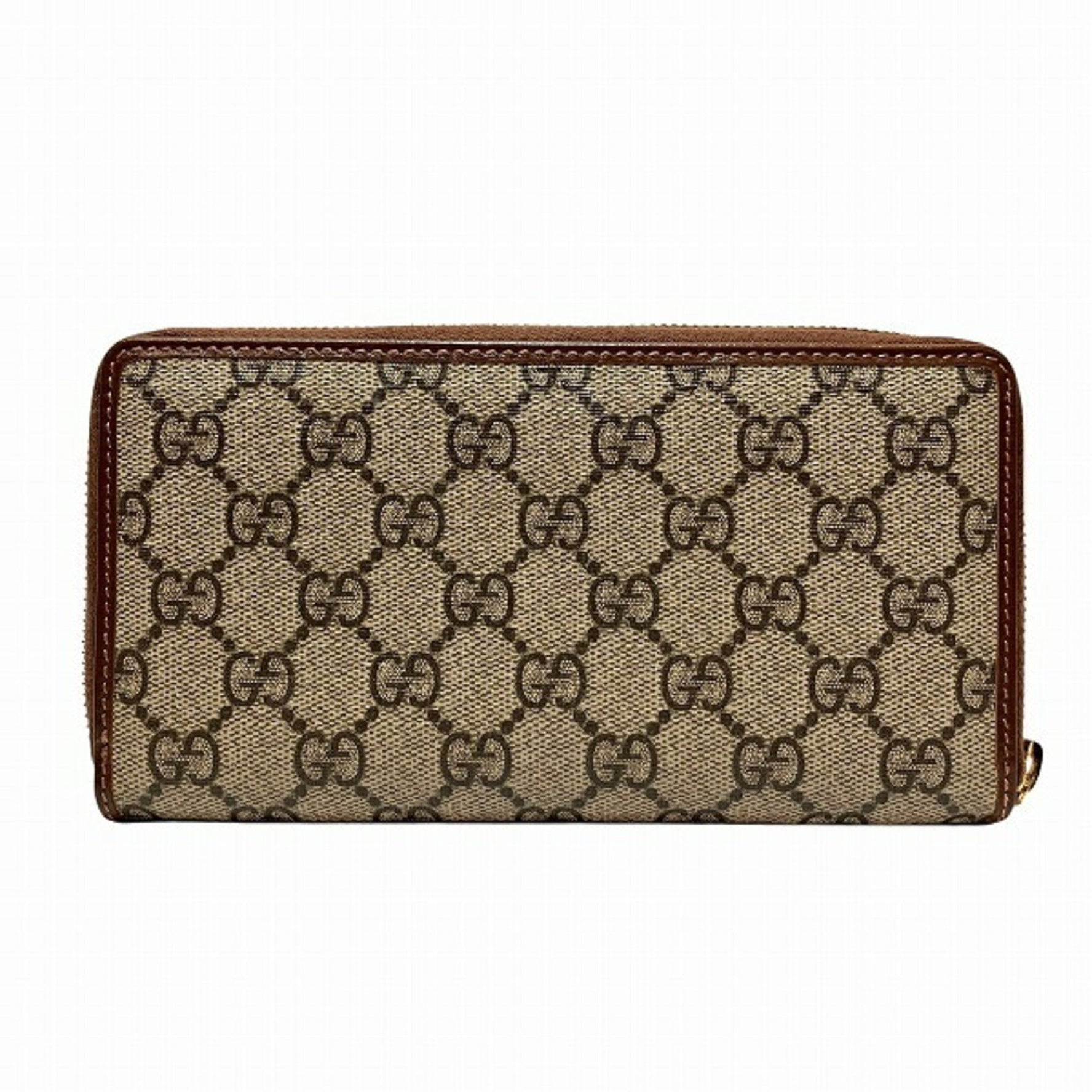 Gucci Interlocking G Round Zip Long Wallet