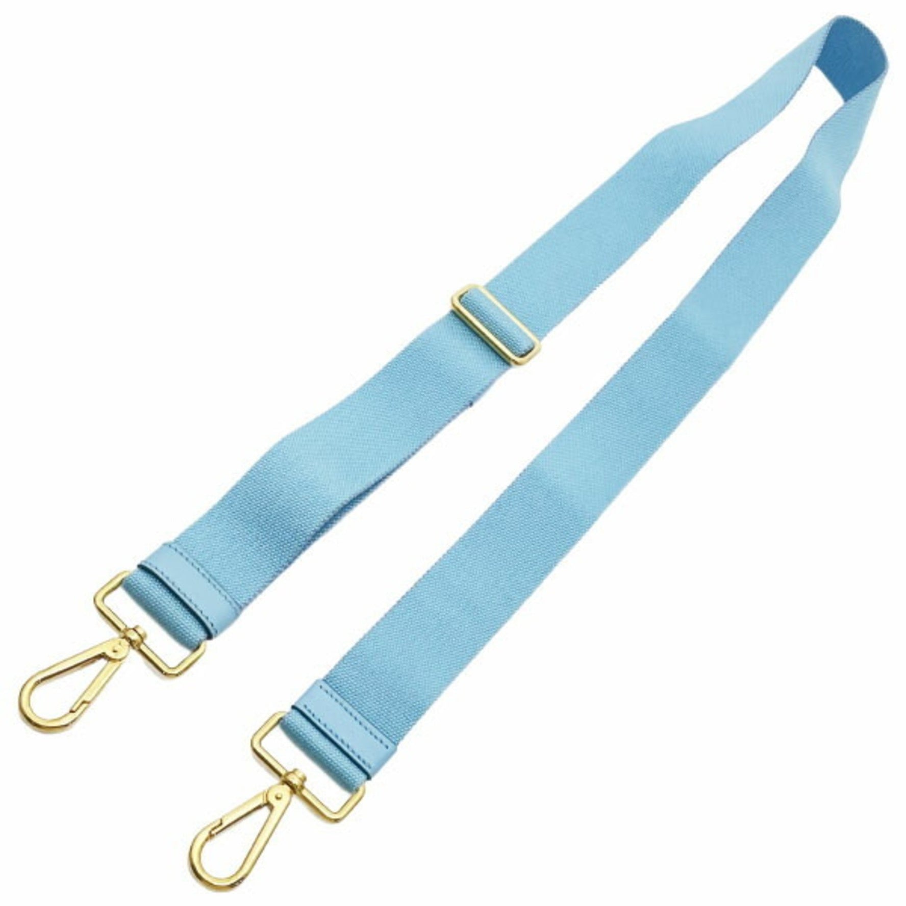Prada Strap Shoulder Light Blue Canvas Bag