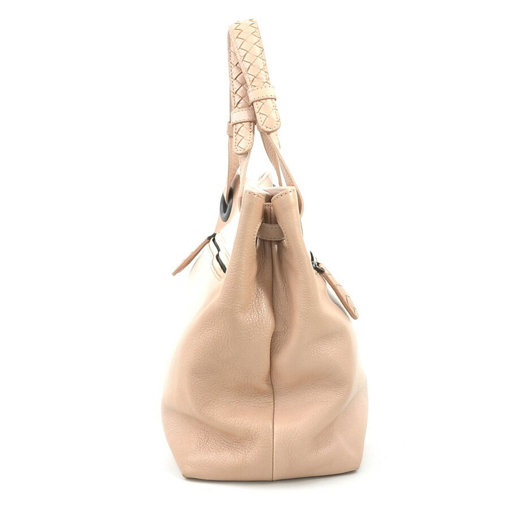 BOTTEGA VENETA handbag leather pink beige