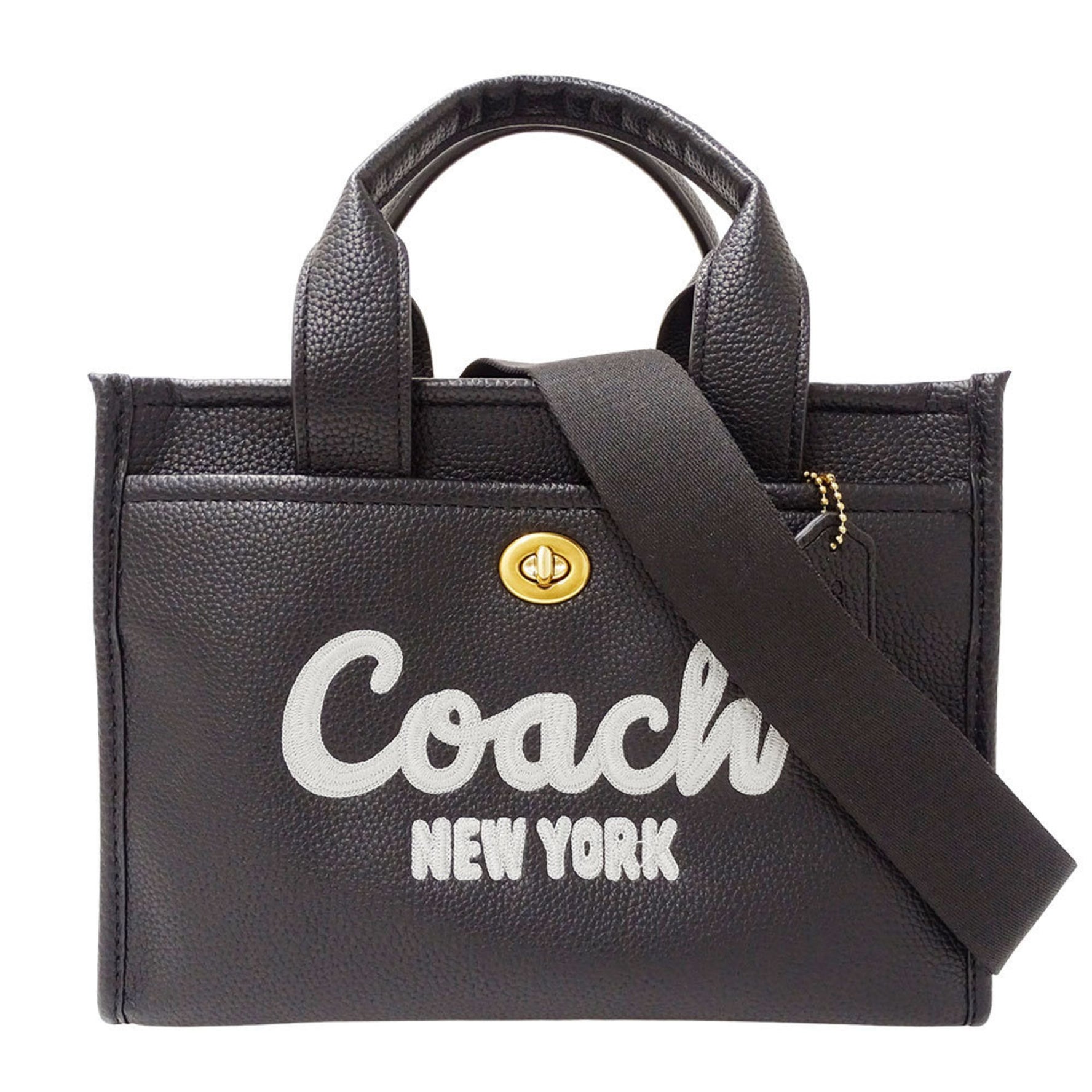 Coach bag ladies brand handbag shoulder leather cargo tote 26 handheld crossbody