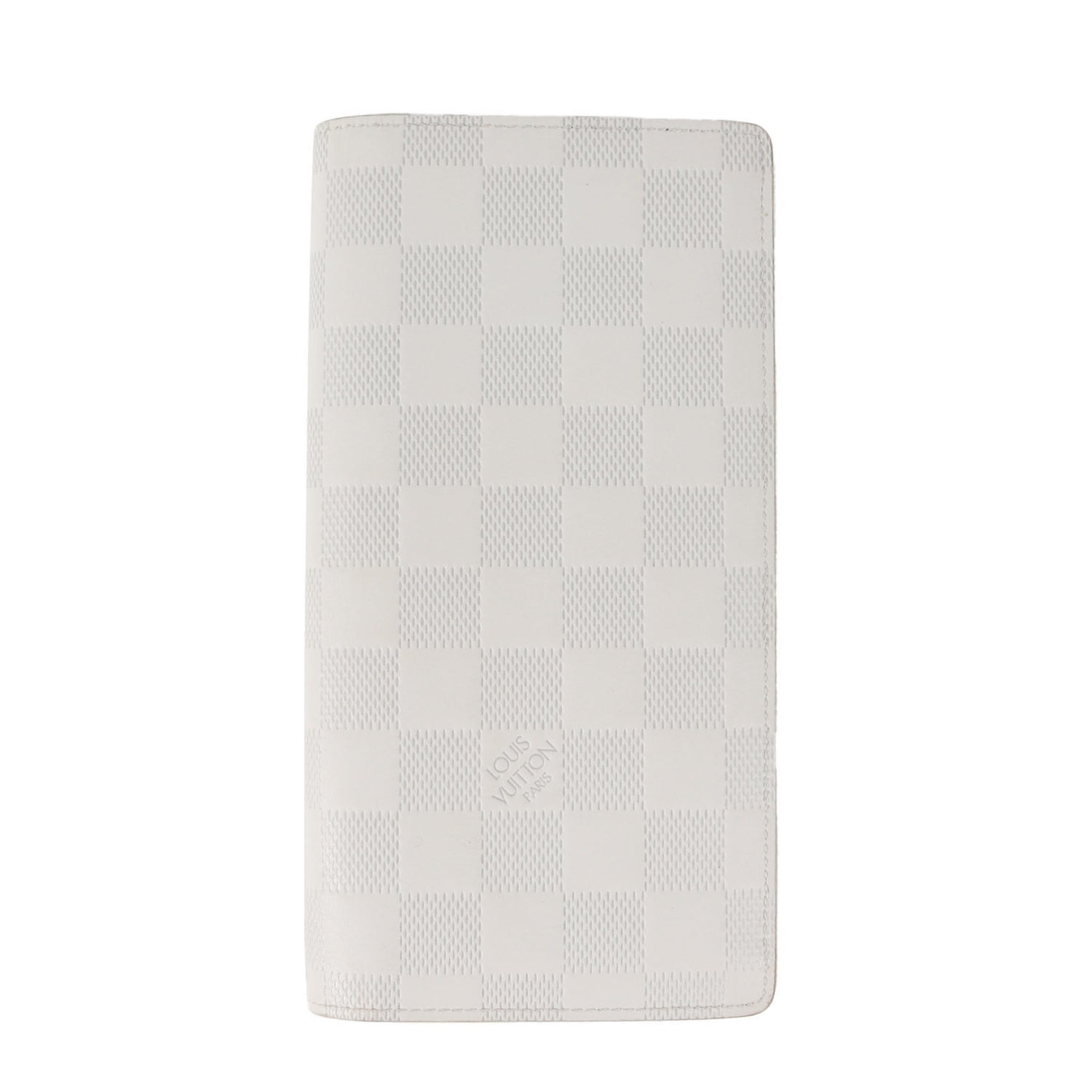 LOUIS VUITTON Damier Infinie Portefeuille Brazza NM (N60335) Long Wallet White Accessory