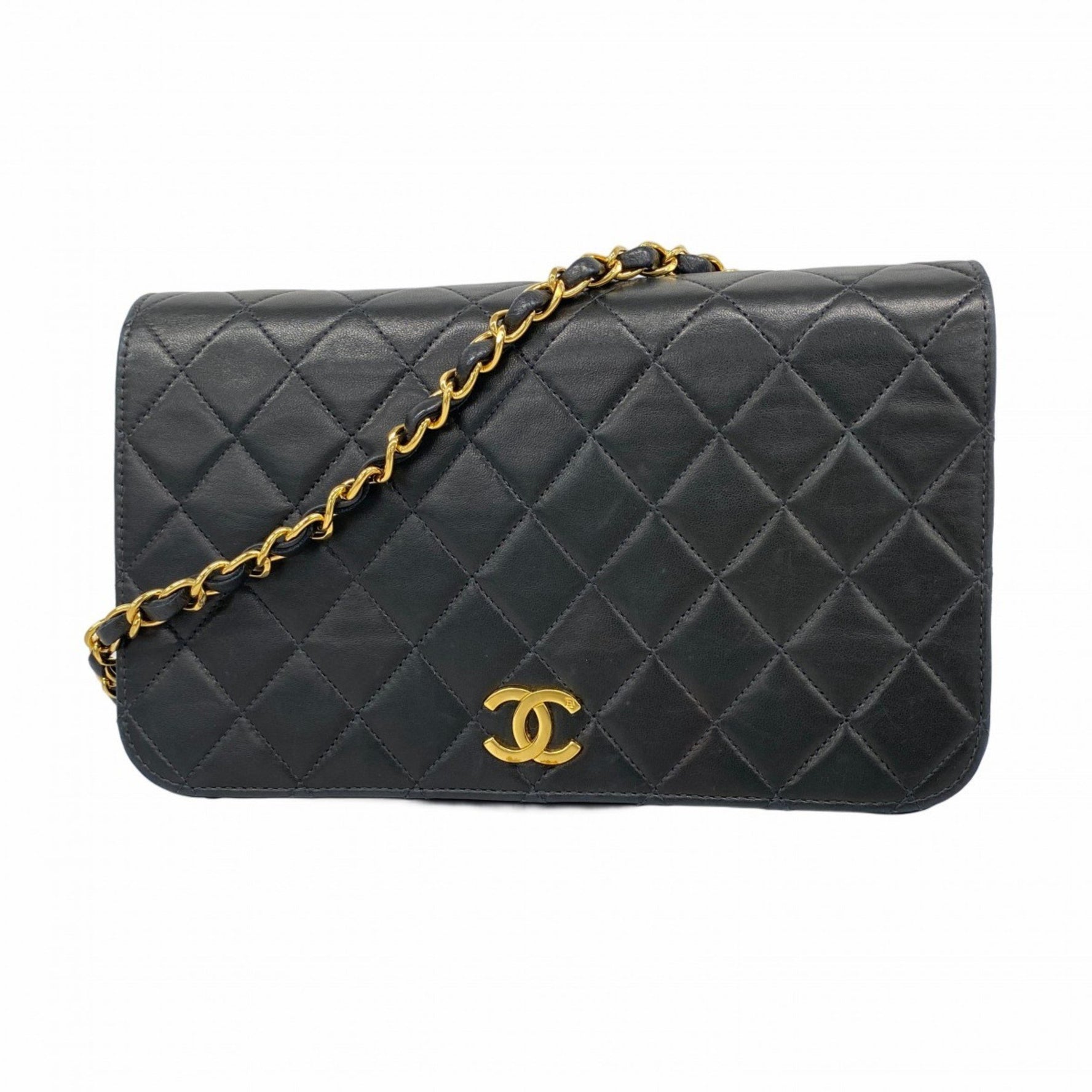 Chanel Matelasse Shoulder Bag with Chain Bag, Lambskin
