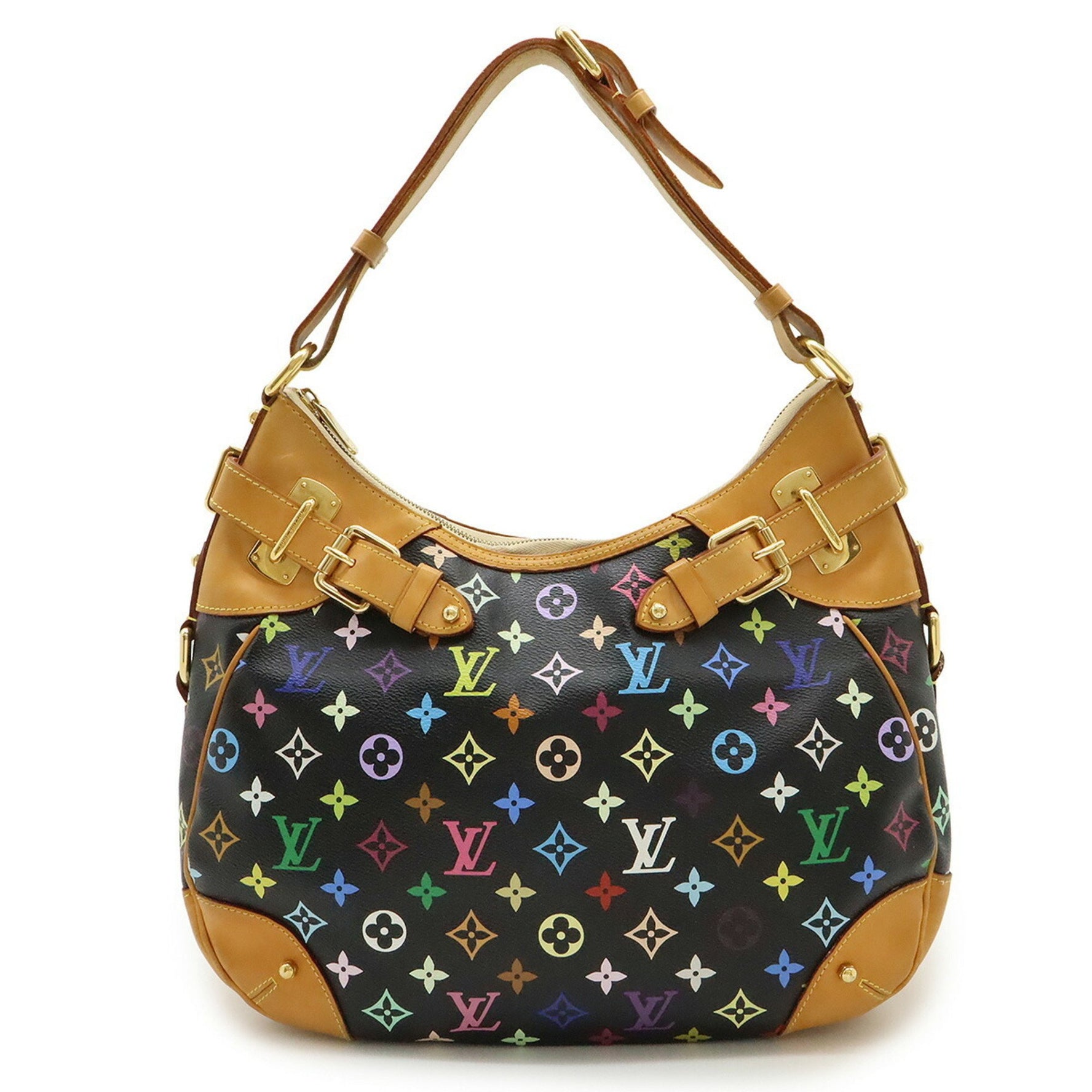 Louis Vuitton Monogram Multicolore Greta Shoulder Bag in and Black
