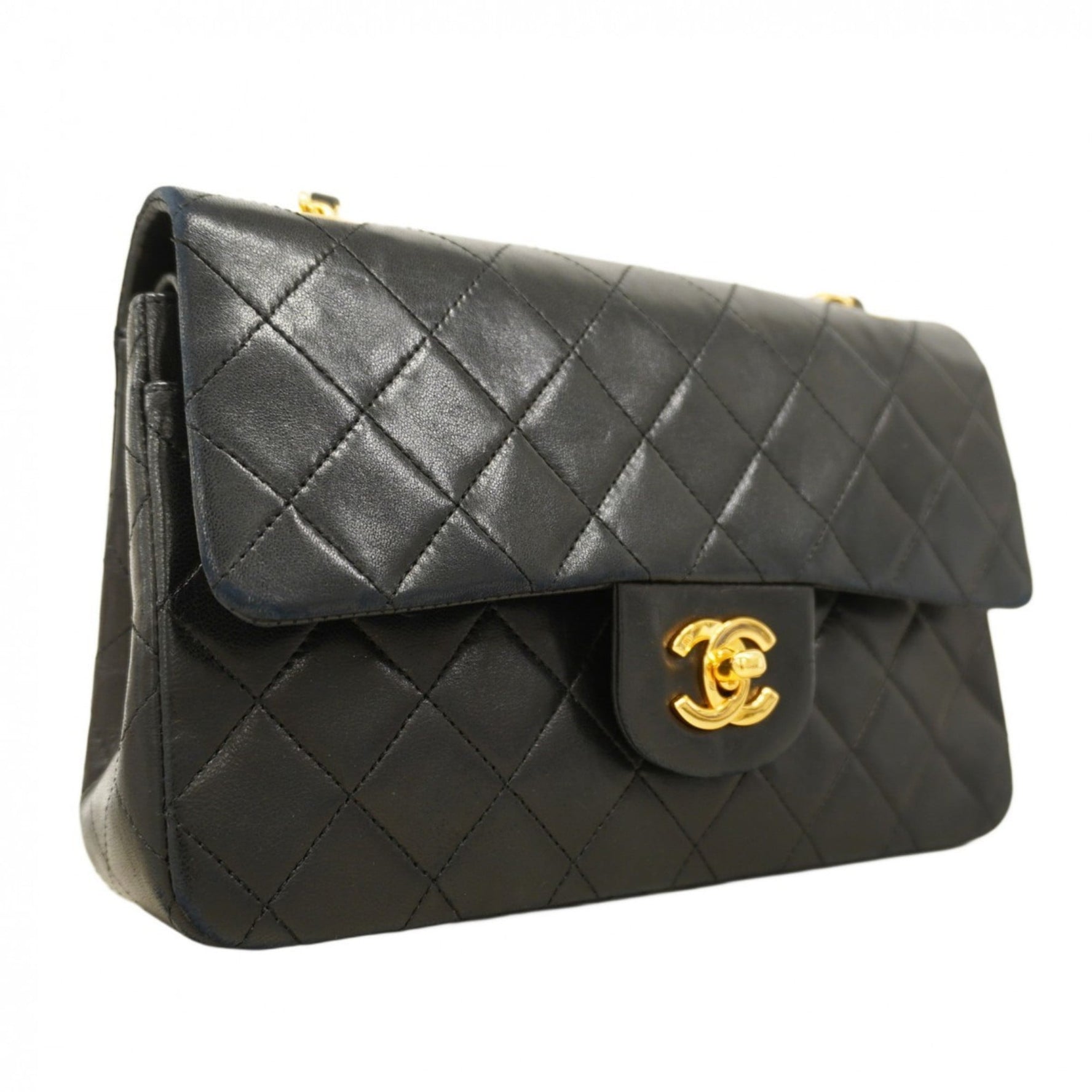 Chanel Matelasse Shoulder Bag with Double Flap and Chain, Lambskin