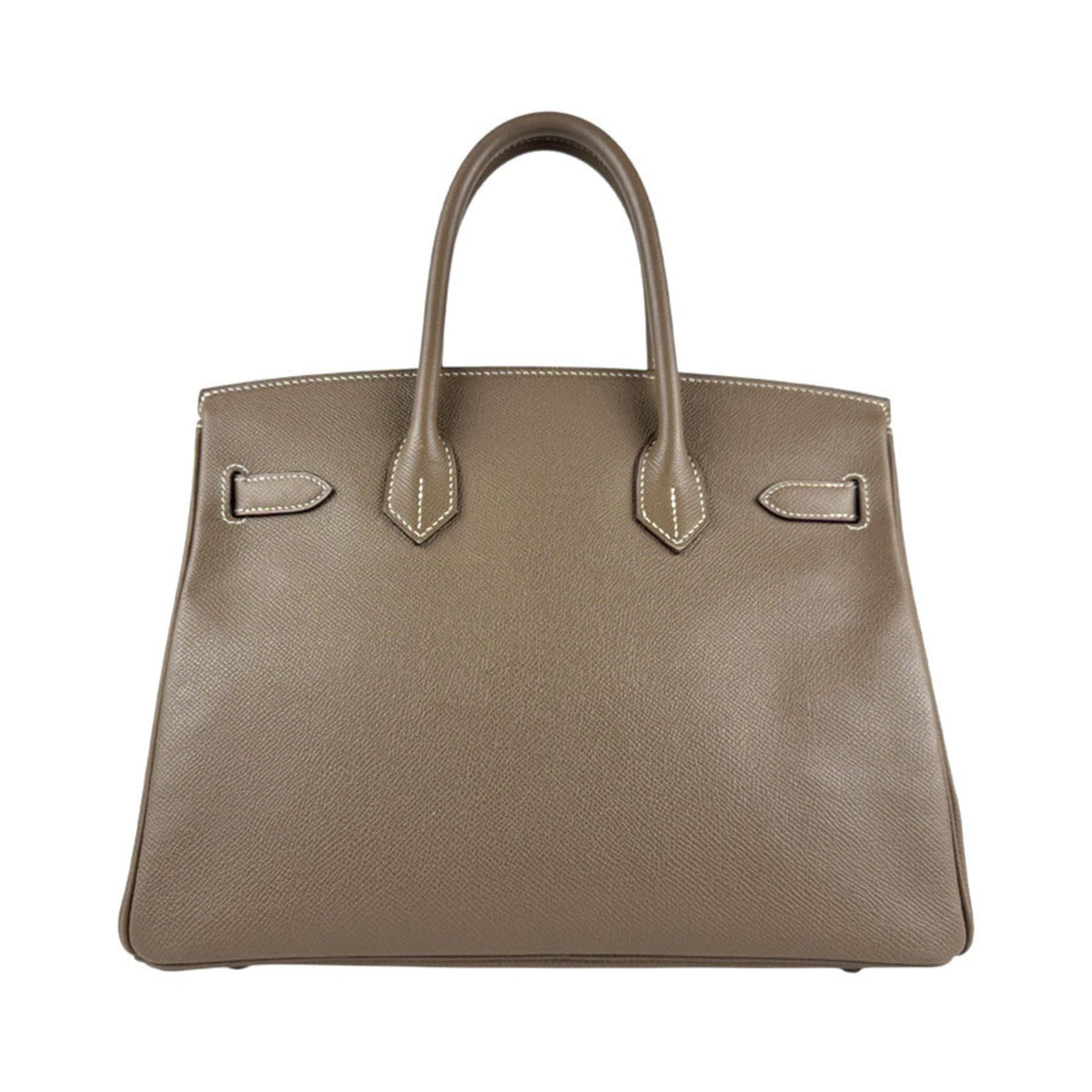 Hermes Hermès Birkin 30 handbag in Epsom leather, silver, women's, z6195