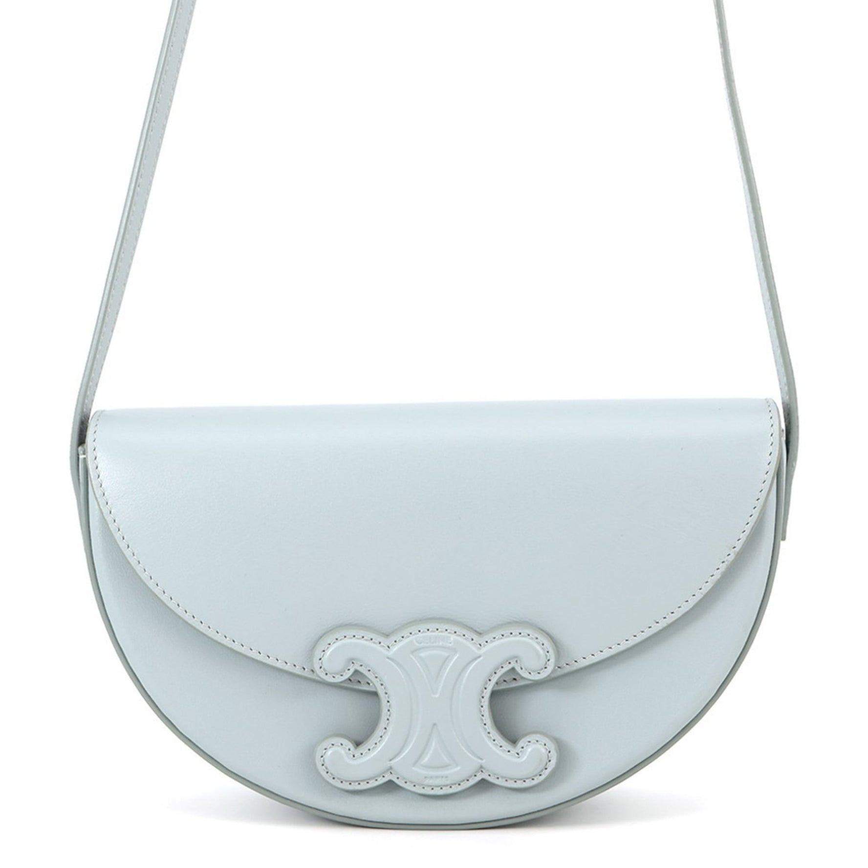 Celine Cuir Triomphe Besas Calfskin Shoulder Bag