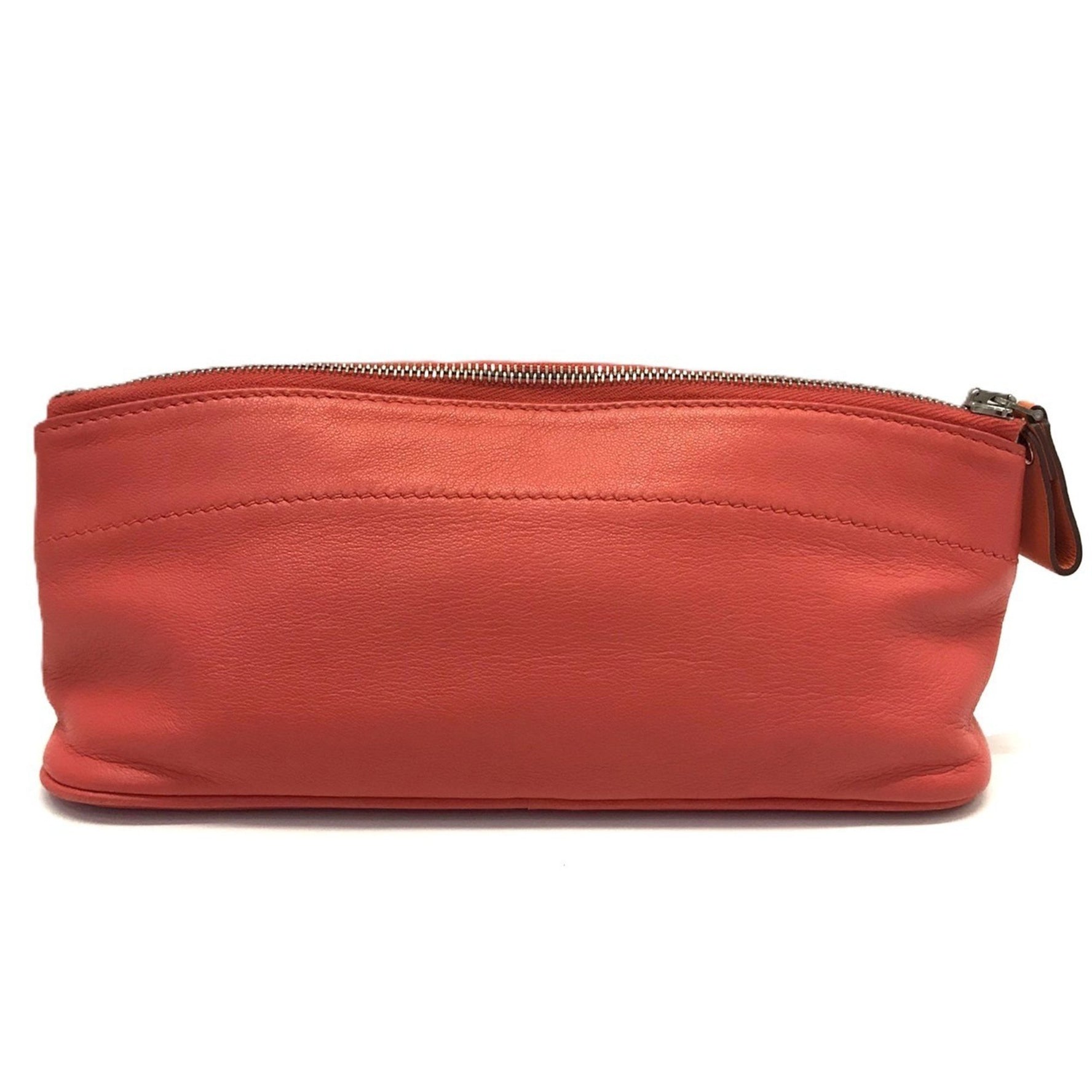 Hermès Touboyu PM Pink X Stamp (circa 2016) Unisex Leather Pen Case HERMES