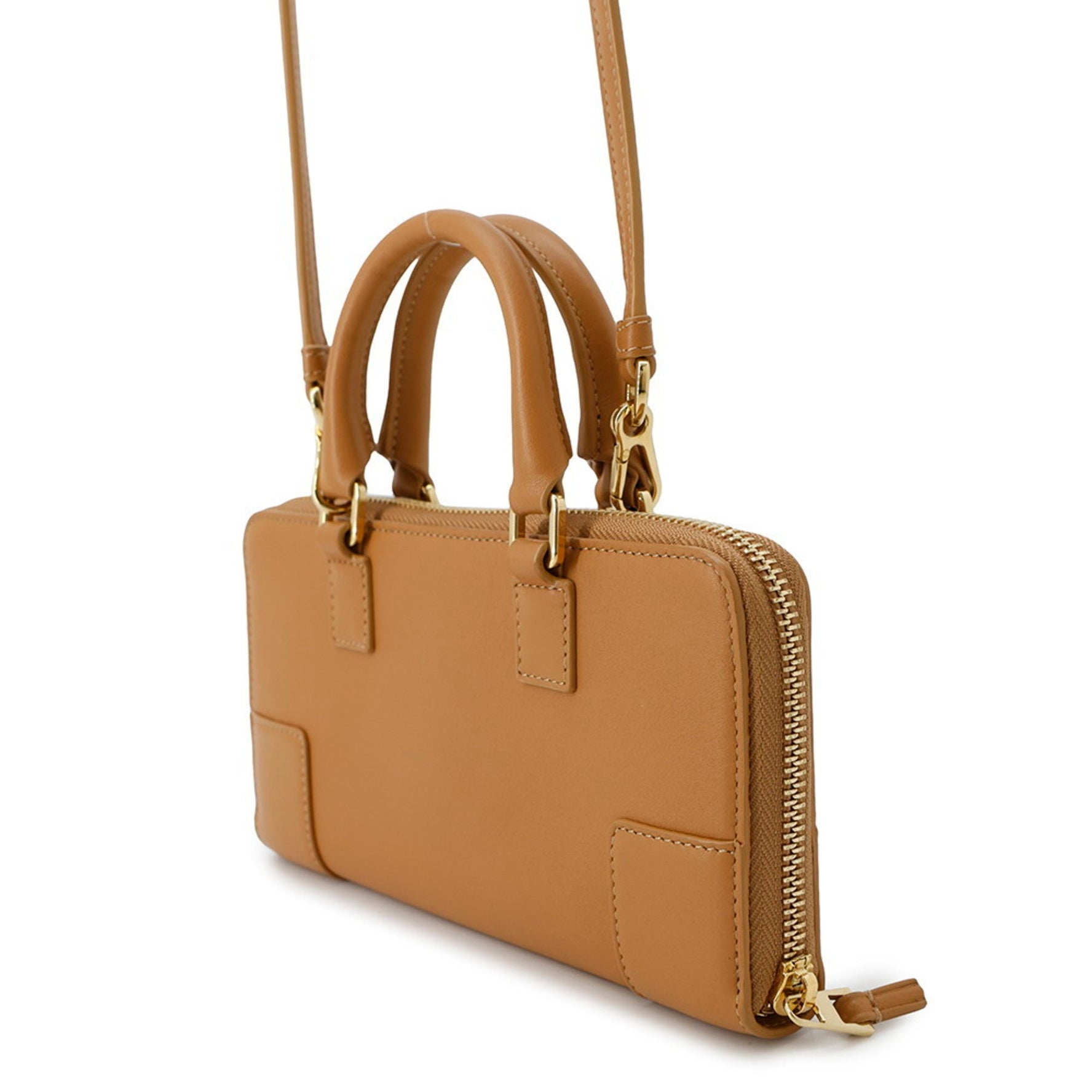 LOEWE Chain Wallet Amazona Pouch Leather