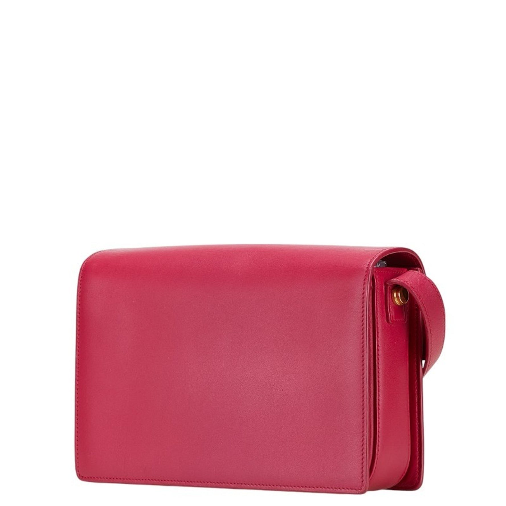 Saint Laurent Classic Lulu Shoulder Bag Pink Gold Leather Women's SAINT LAURENT
