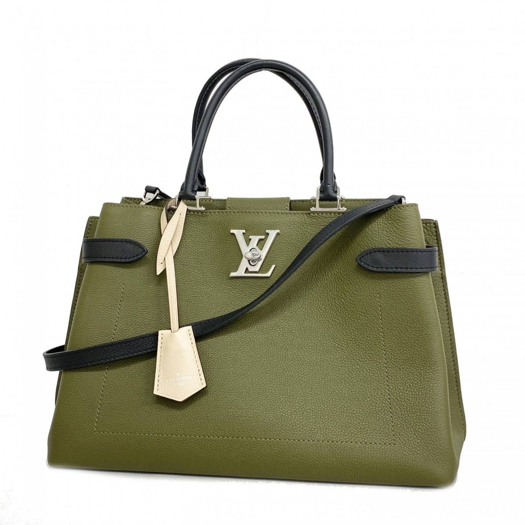Louis Vuitton Handbag Taurillon Rock Me Day M55325 Green Ladies