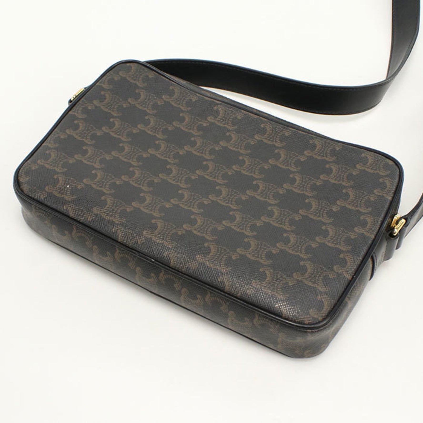 CELINE Medium Messenger Bag in Triomphe Canvas -