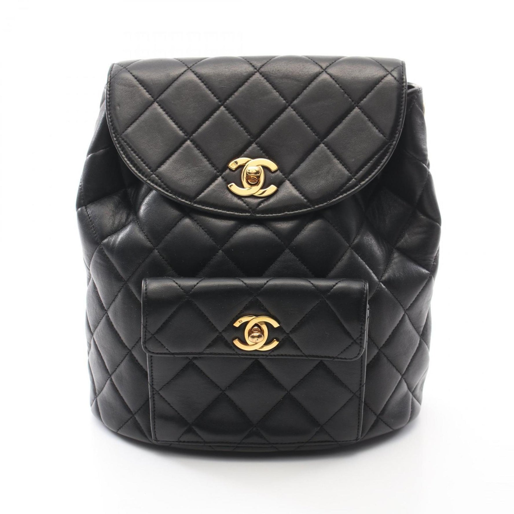 CHANEL Matelasse Backpack Lambskin (Sheepskin)