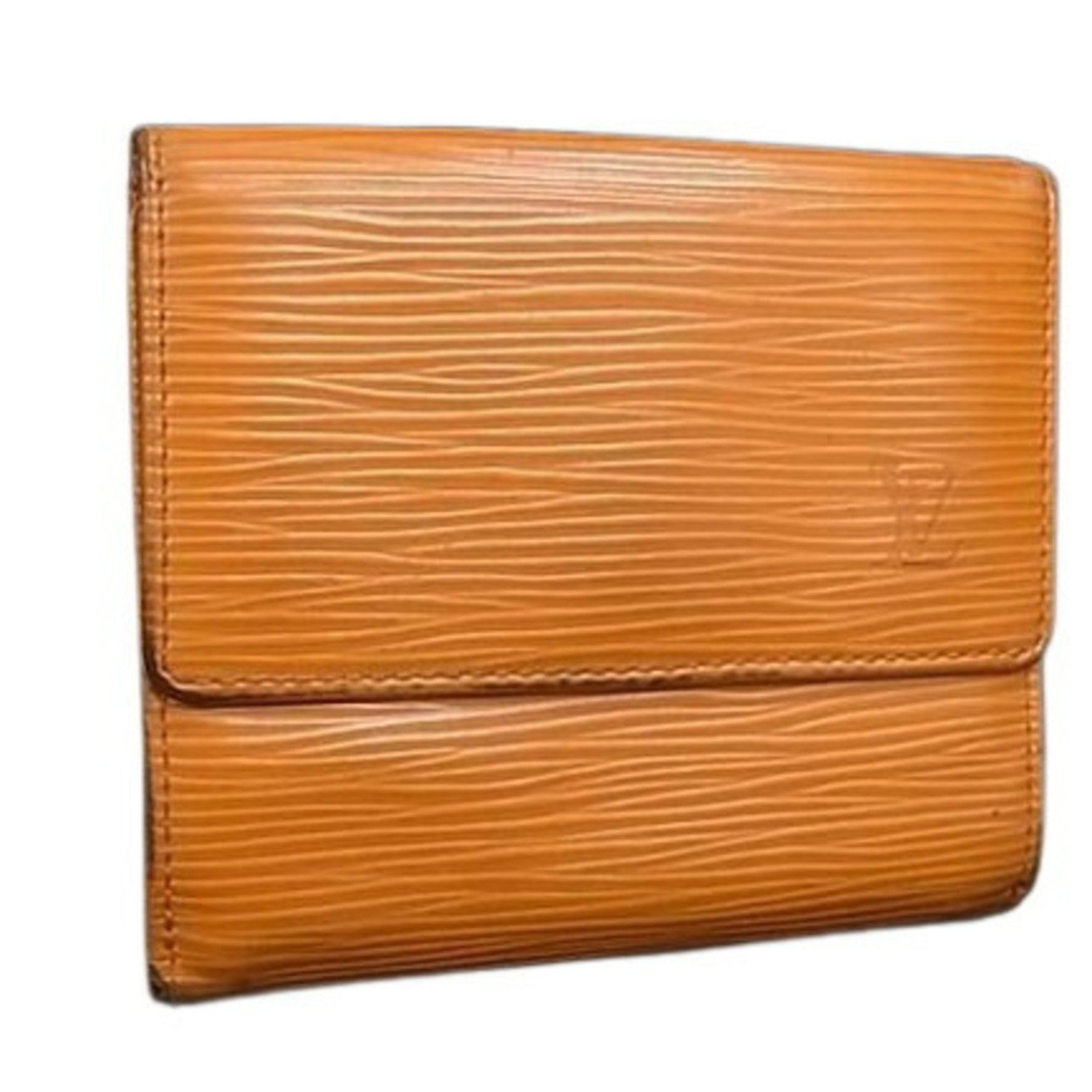 Louis Vuitton Bifold Wallet Porte Monnaie Bi-fold Epi Leather