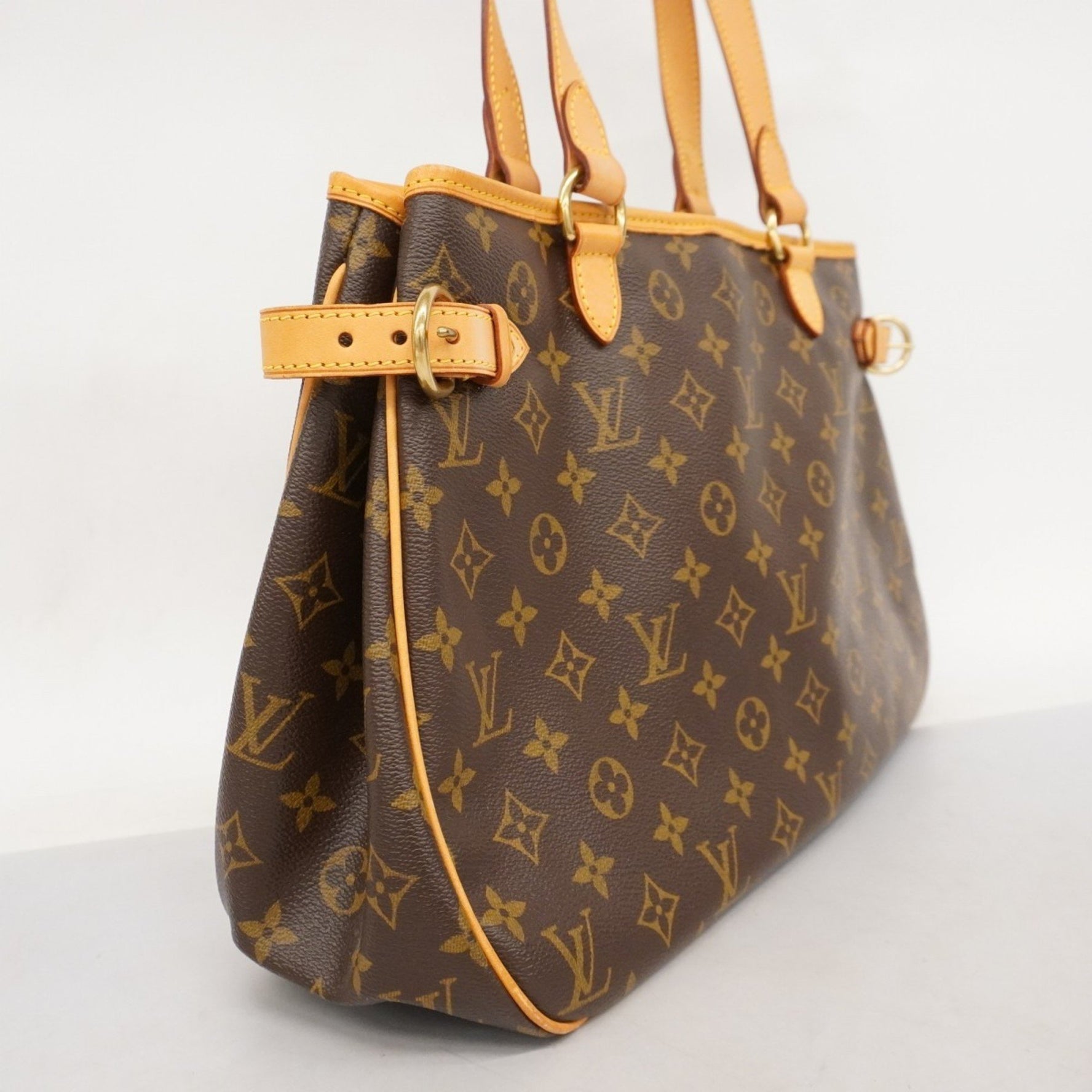 Louis Vuitton Monogram Batignolles Horizontal Tote Bag M51154 Brown Women's
