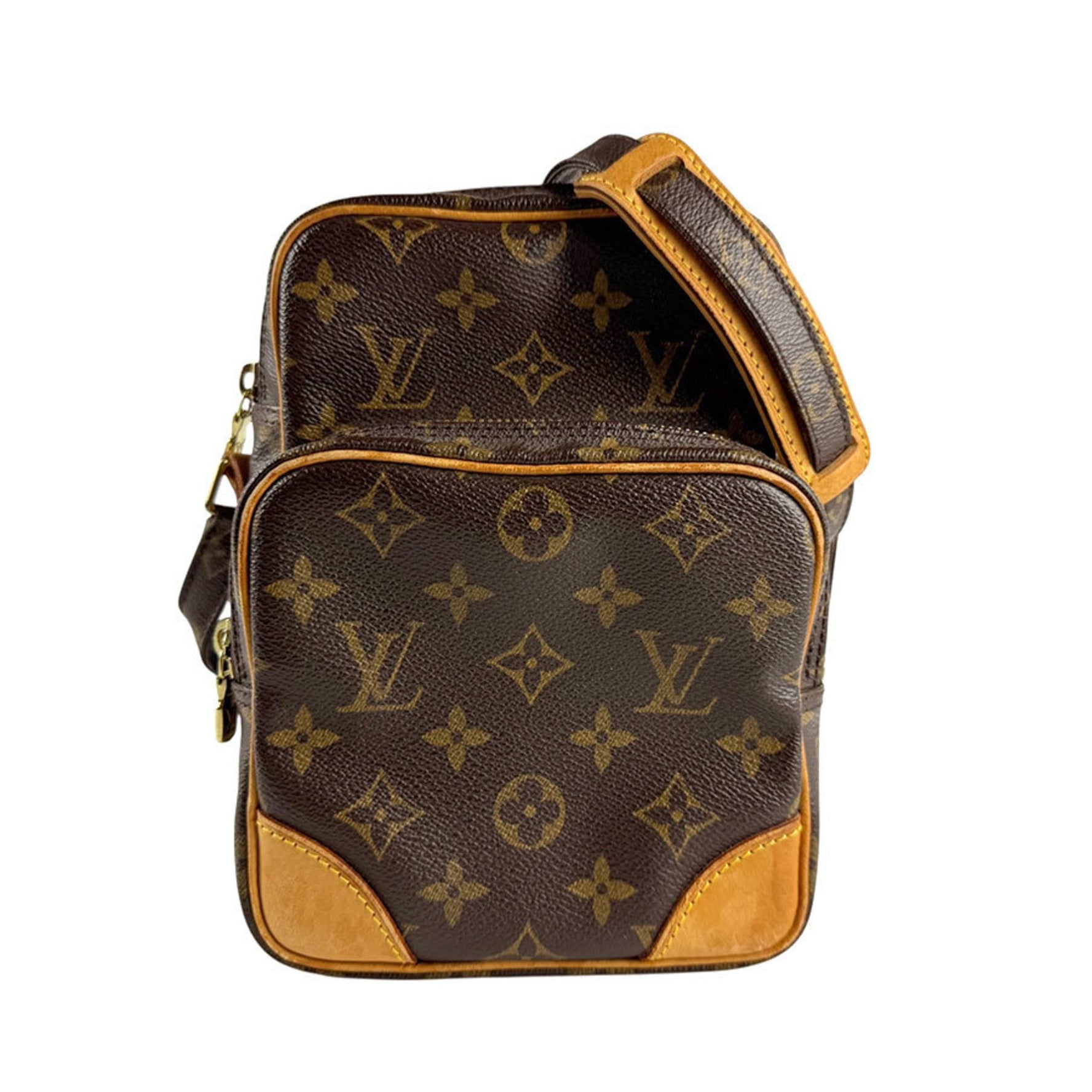 Louis Vuitton Shoulder Bag Monogram Amazon Canvas Gold