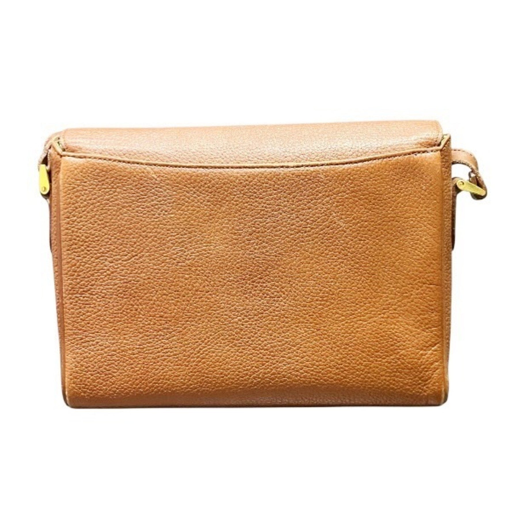 Burberry Leather Nova Check Shoulder Bag
