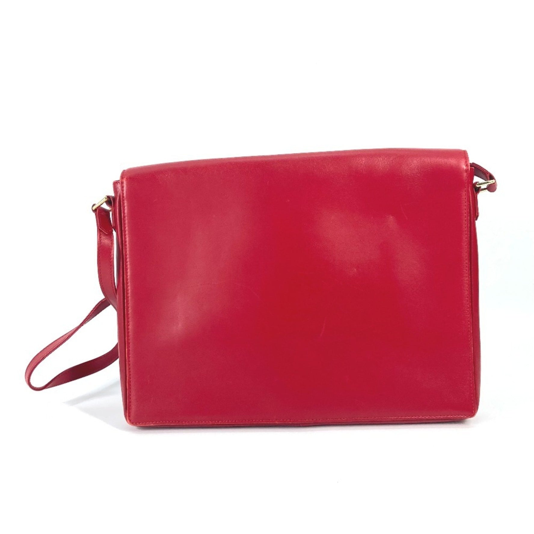 LOUIS VUITTON M63937 Opera Delph Flap Shoulder Bag in Leather, Red
