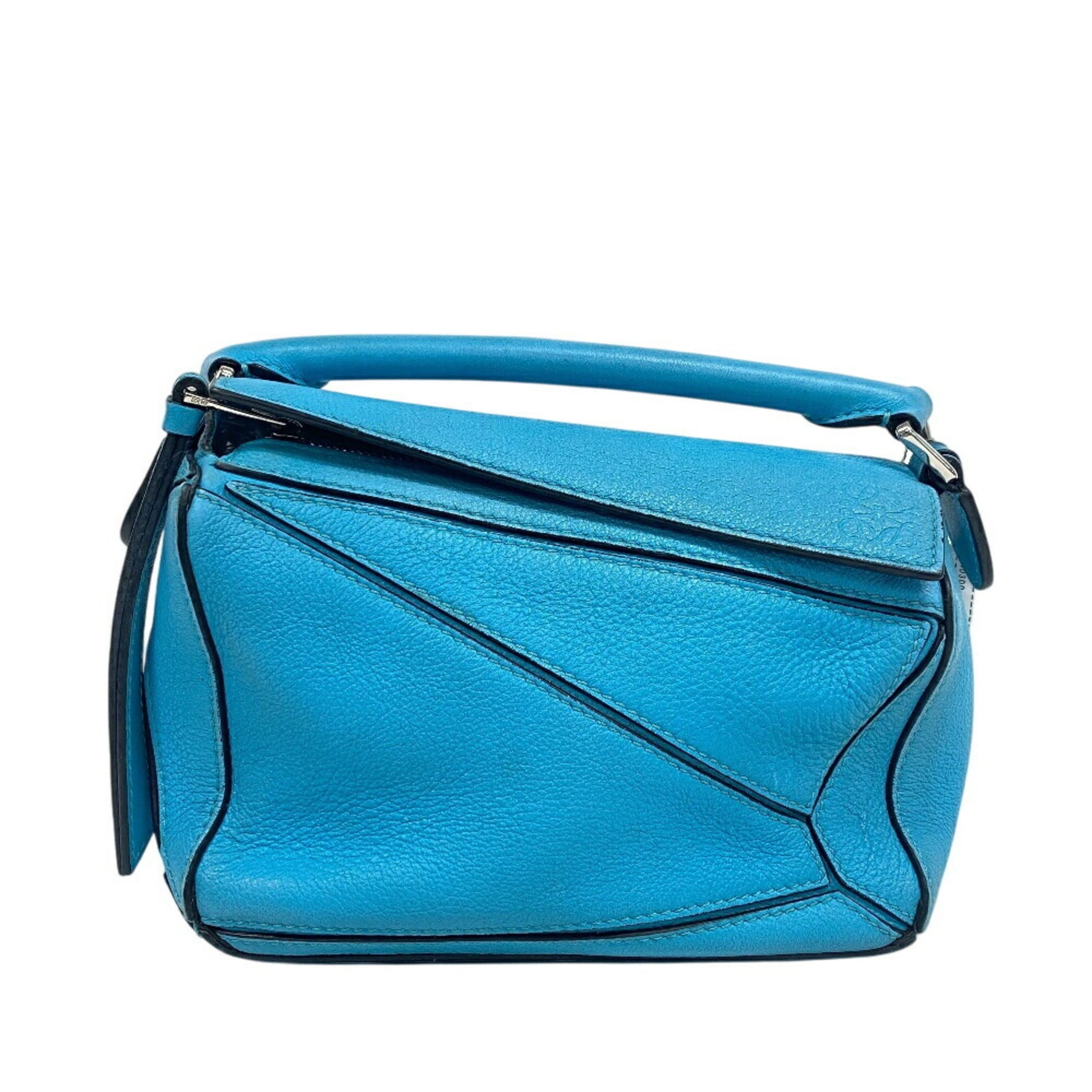LOEWE Le Puzzle Bag Handbag Blue Women's