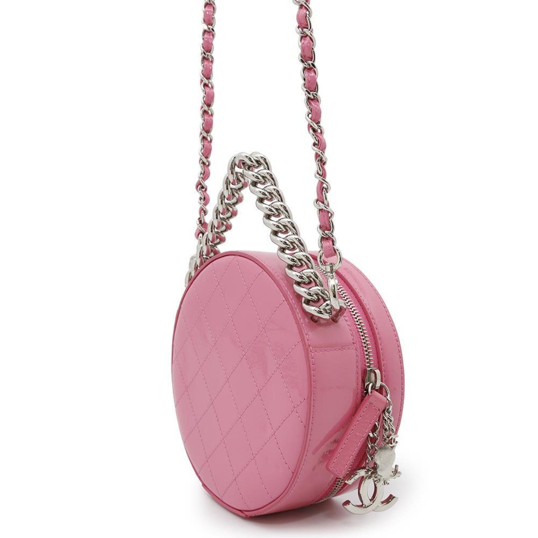 Chanel Chain Shoulder Bag Round As Earth Patent