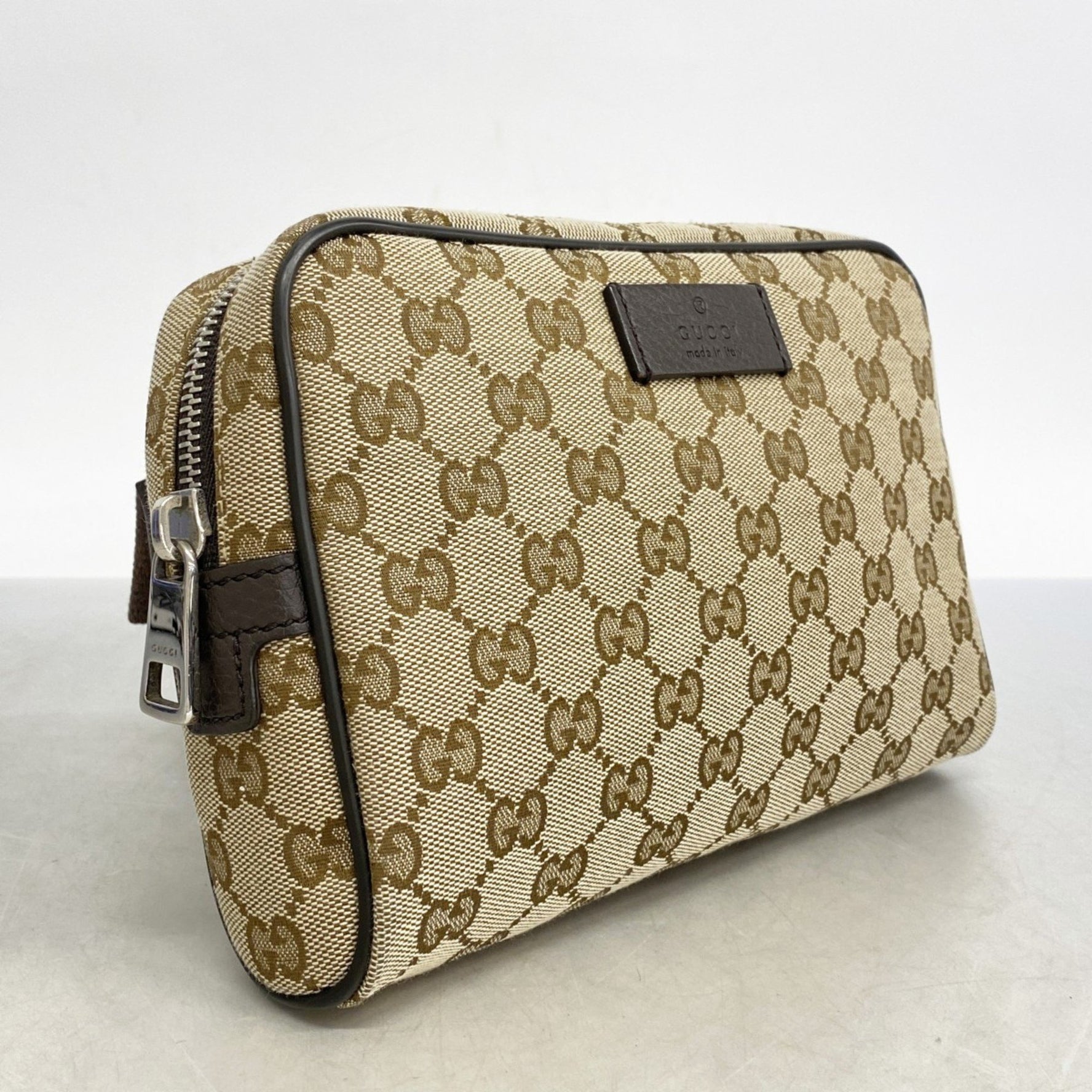 Gucci Waist Bag GG Canvas Brown Women's
