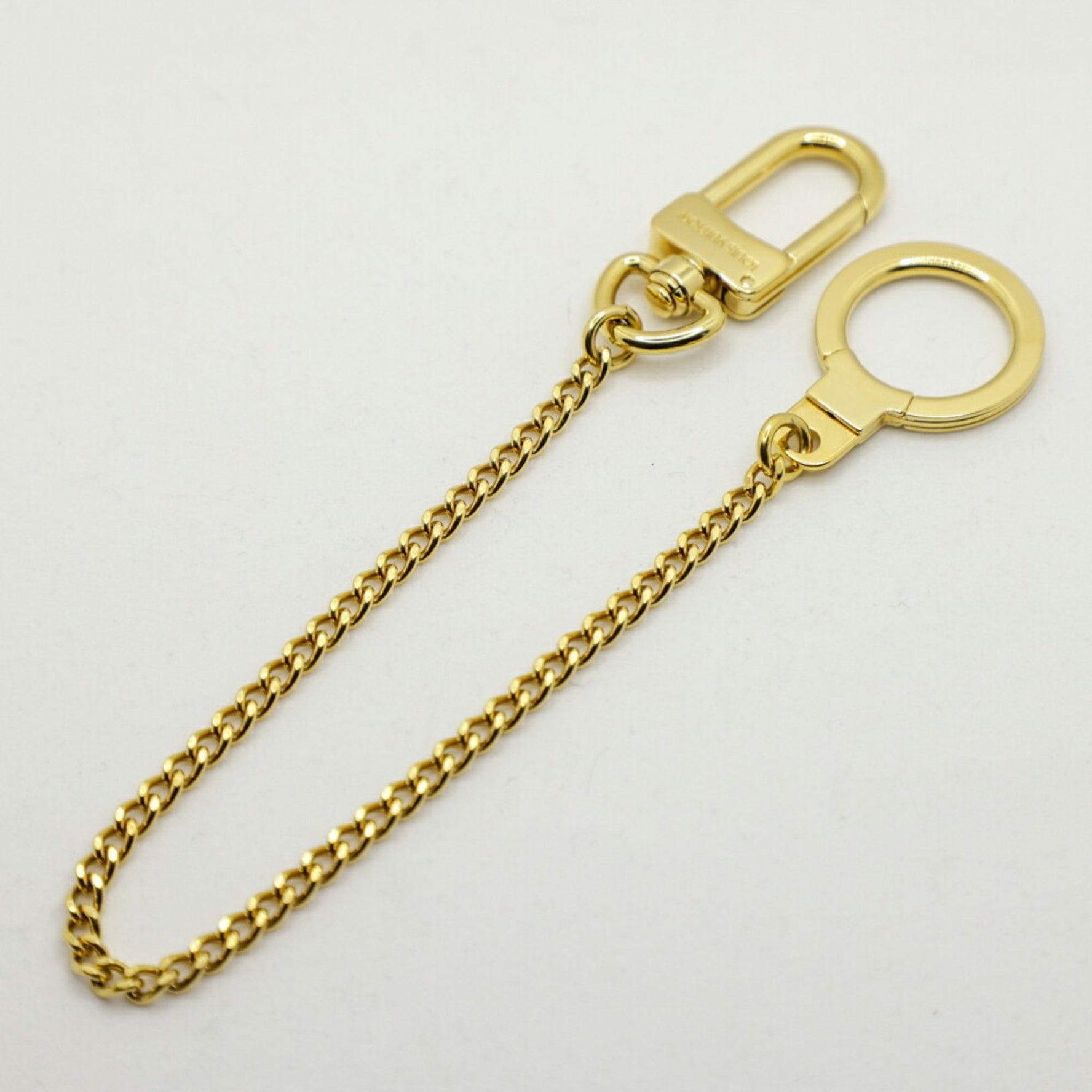 Louis Vuitton Chaine Anocre Keychain Metal Key Ring Bag Charm 1509