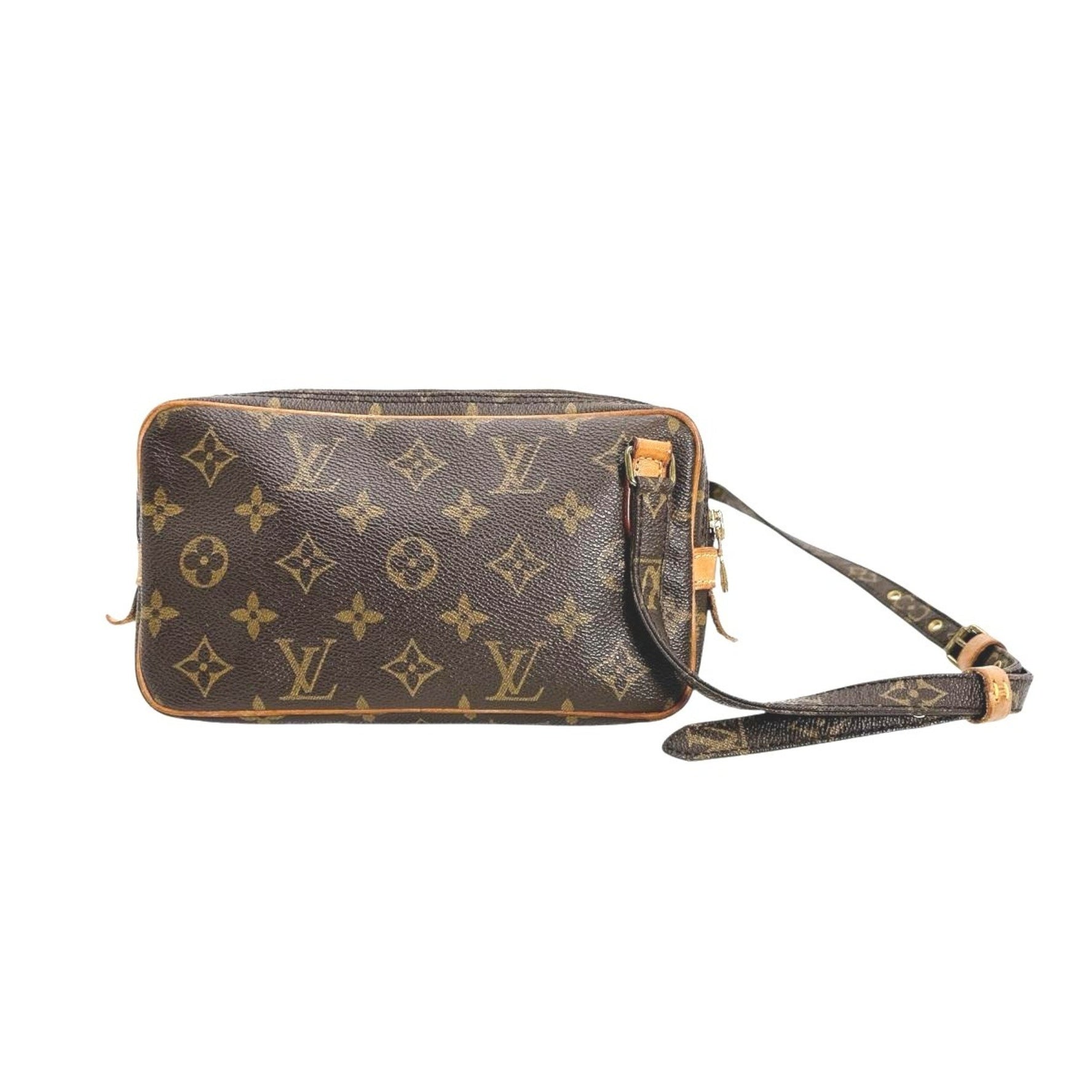 Louis Vuitton Shoulder Bag Monogram Marly Bandouliere Canvas Brown