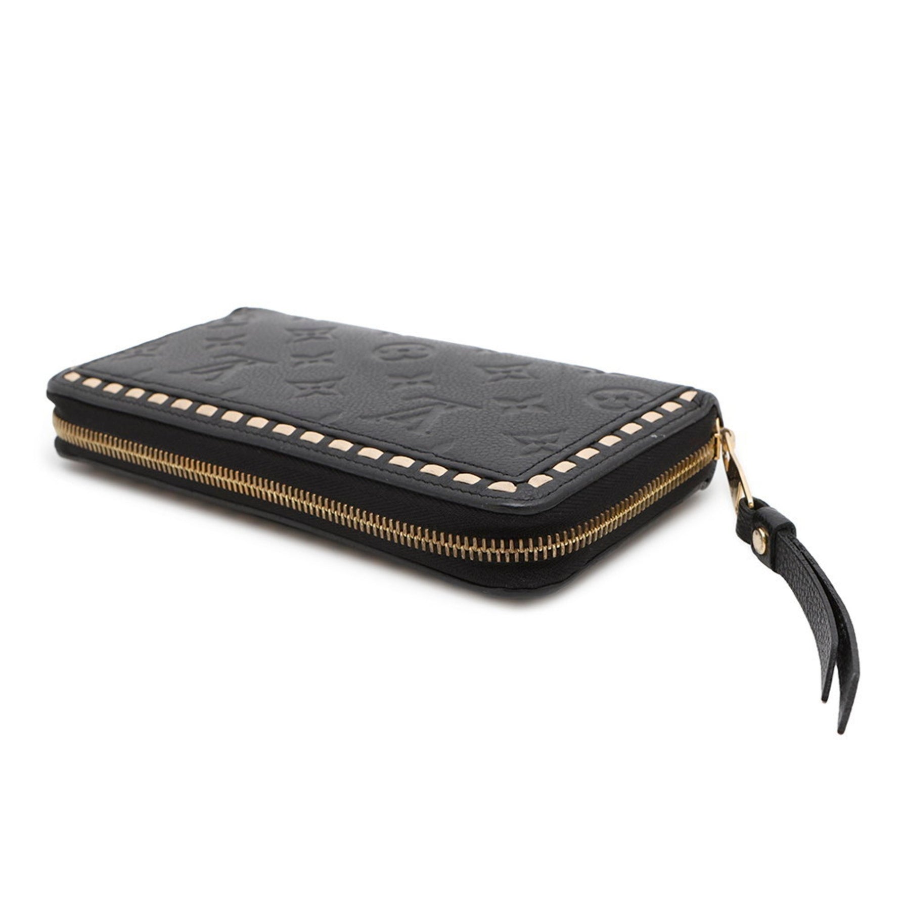 Louis Vuitton Long Wallet Monogram Empreinte Zippy Black