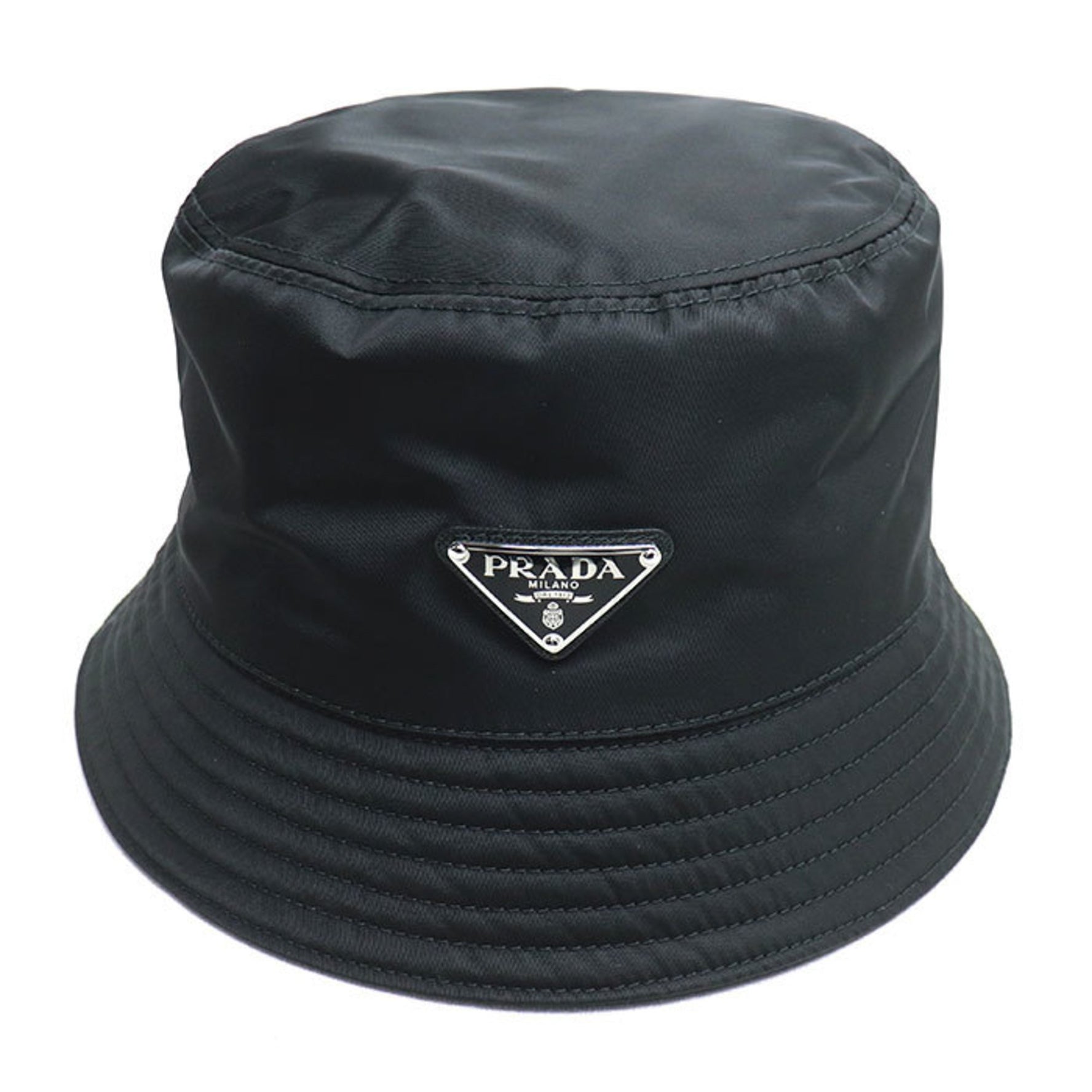 PRADA Re Nylon Hat Bucket Black 2HC137 2DMI F0002 L Unisex