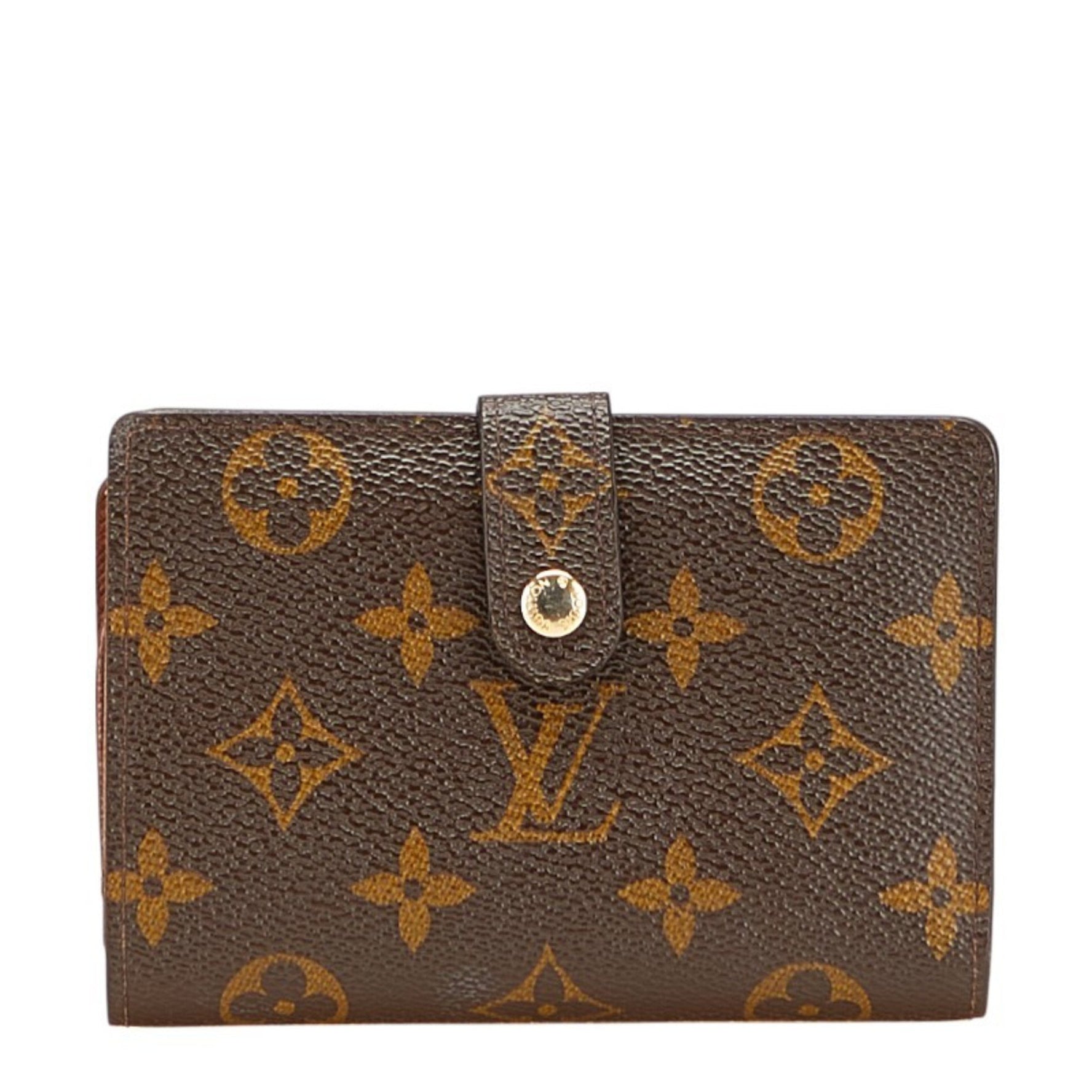 Louis Vuitton Monogram Portefeuille Viennois Bi-fold Wallet Brown Leather LOUIS VUITTON