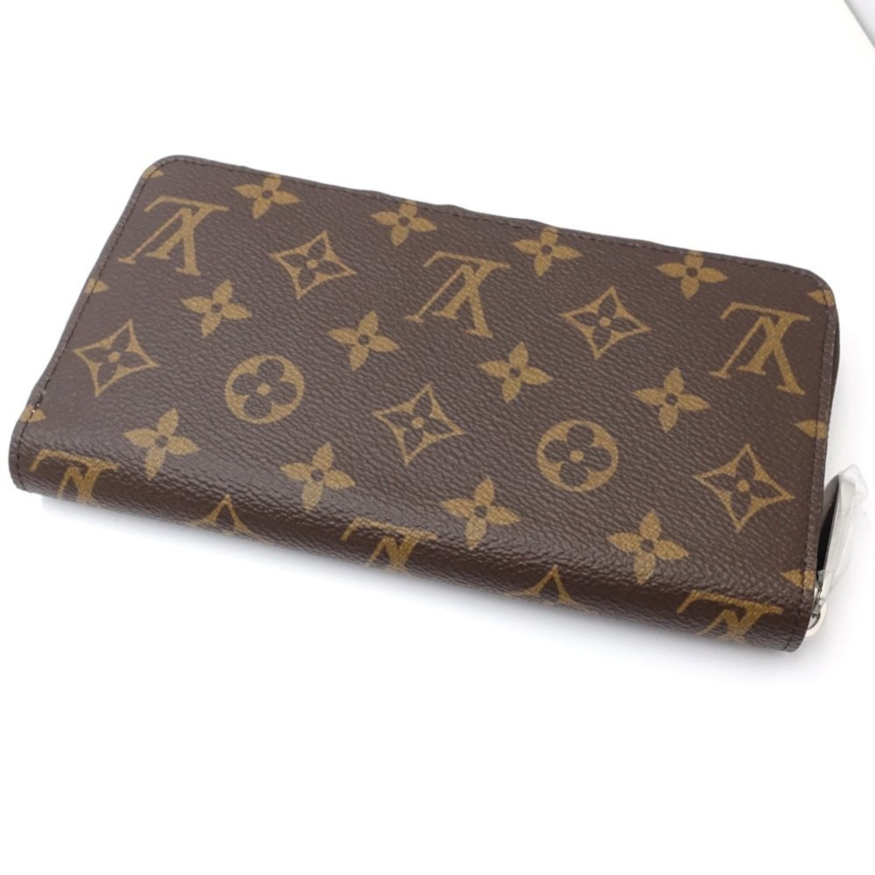Louis Vuitton Monogram Long Wallet Zippy Brown Washed Blue