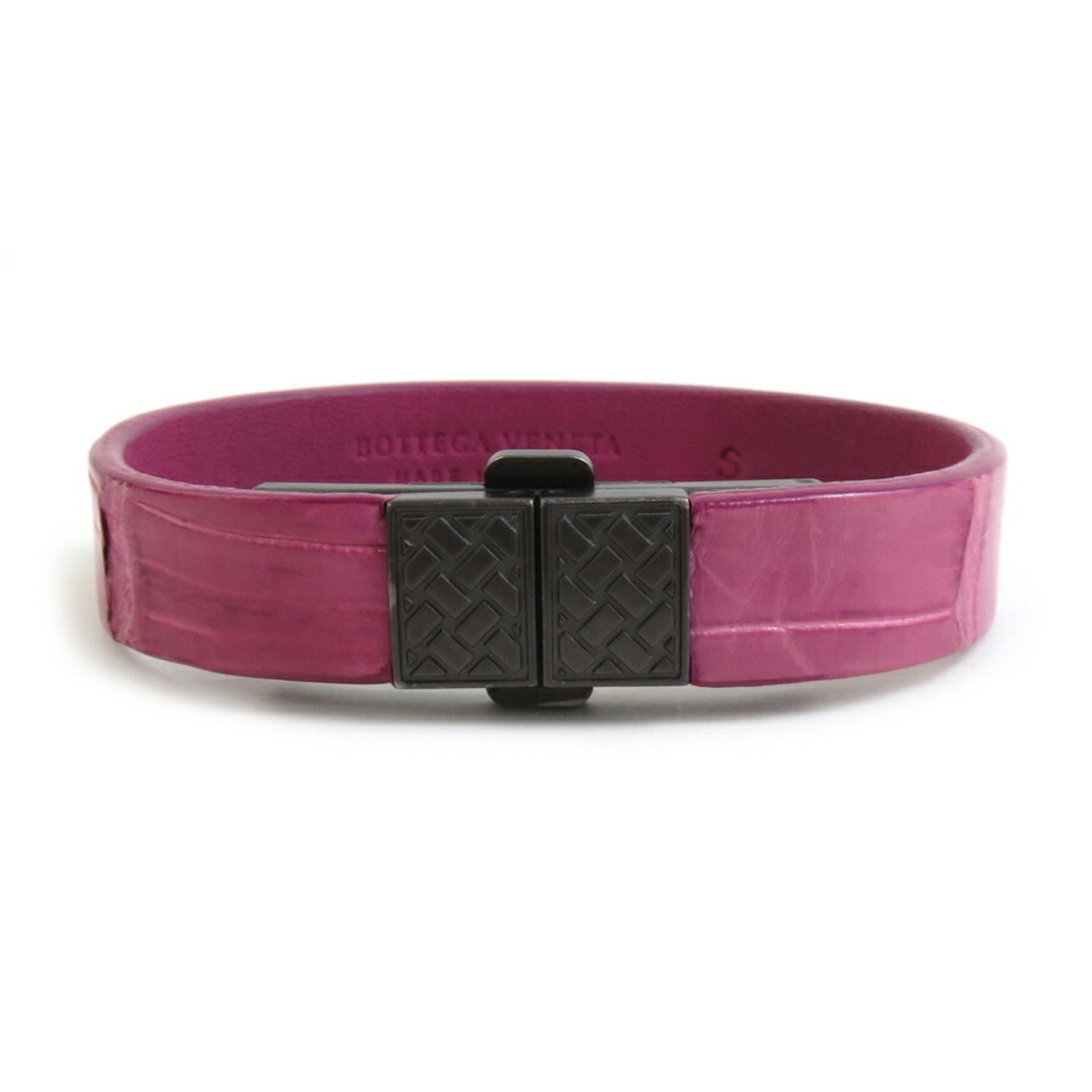 Bottega Veneta Bracelet in Pink Purple Leather