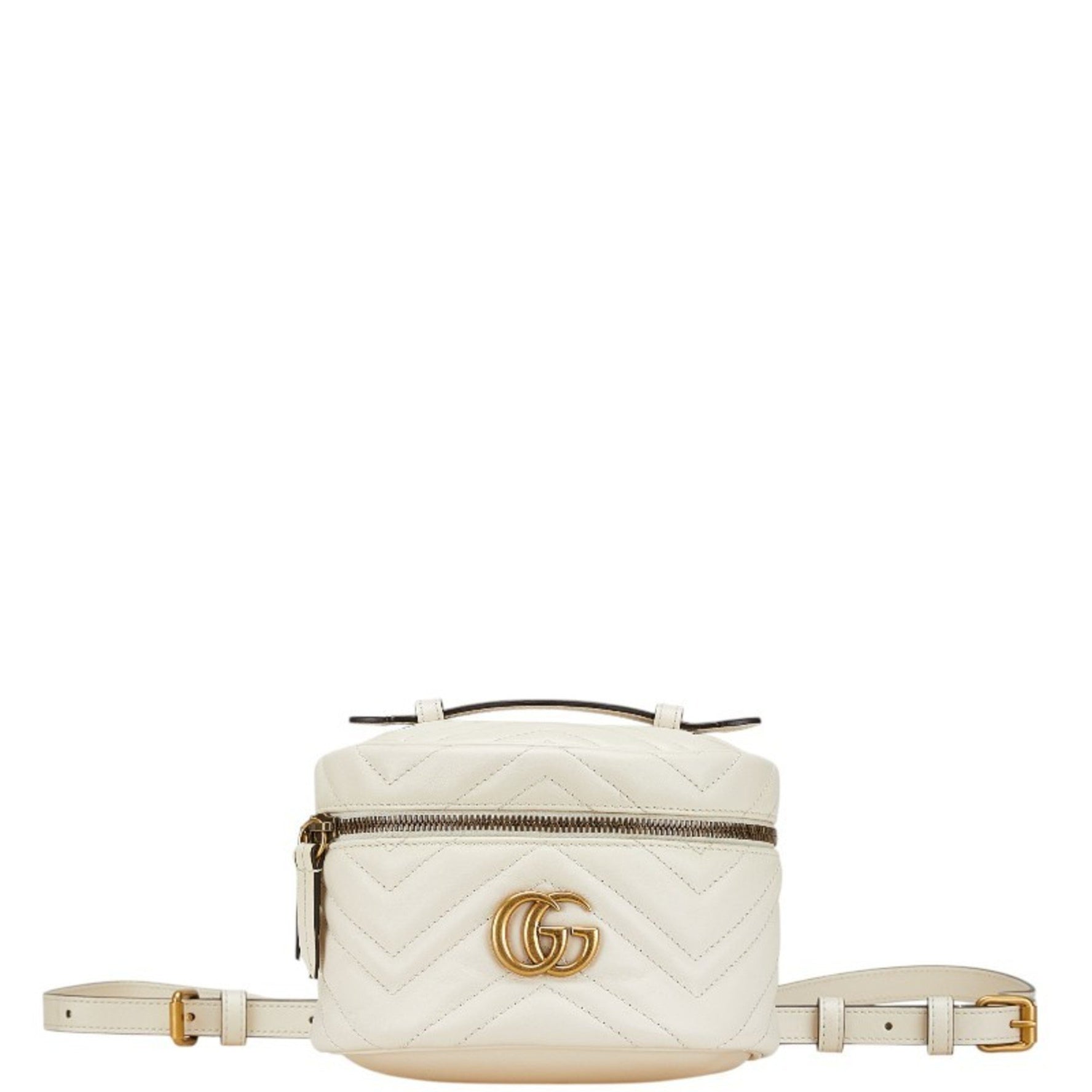 Gucci GG Marmont Chain Mini Backpack Leather