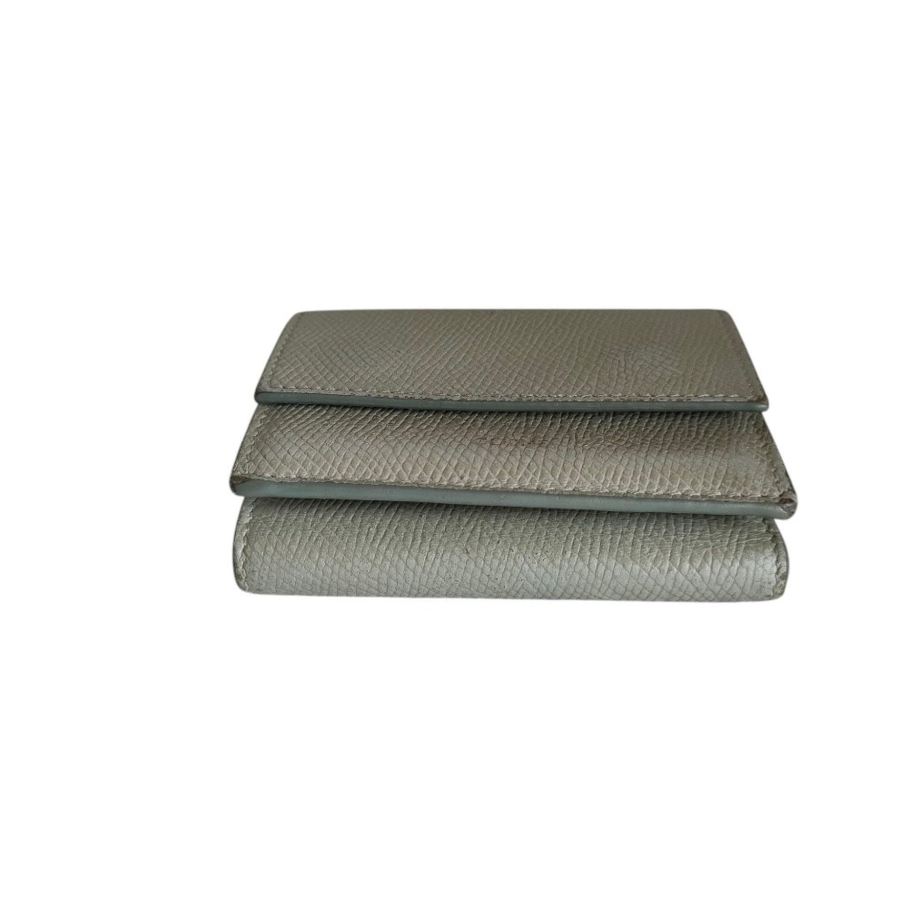 CELINE Folded Compact Wallet, Leather Tri-fold