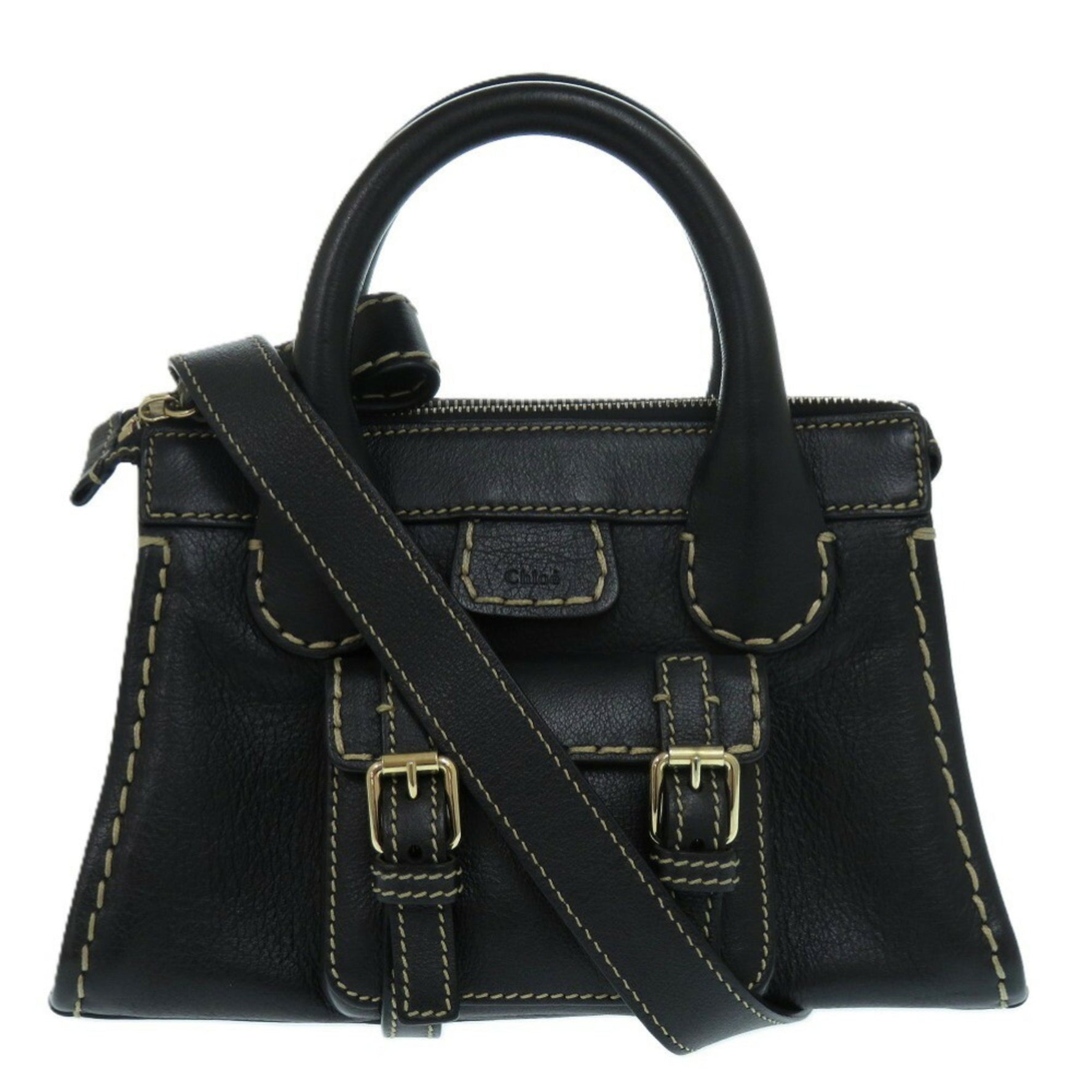 Chloé Chloe Mini Edith Leather Shoulder Bag 0409