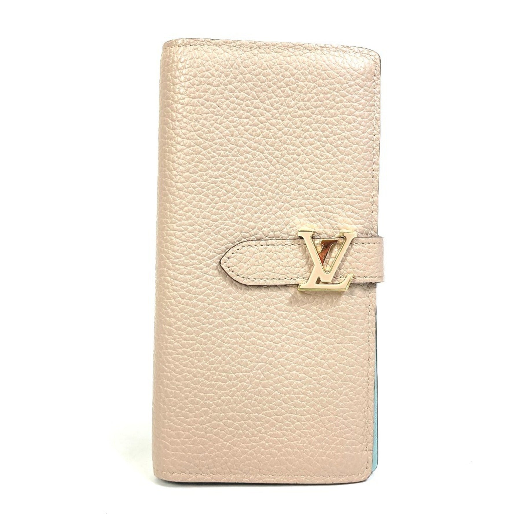 Louis Vuitton Vertical Wallet, Taurillon Leather, Gallé