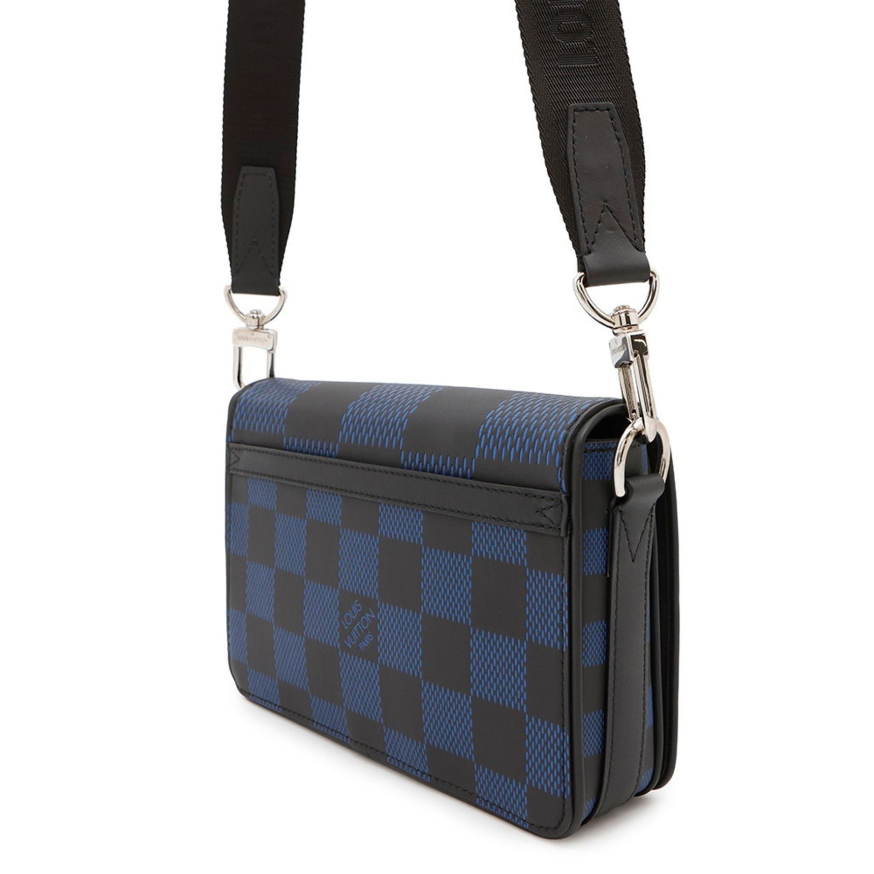 Louis Vuitton Shoulder Bag Damier Infini Studio Black