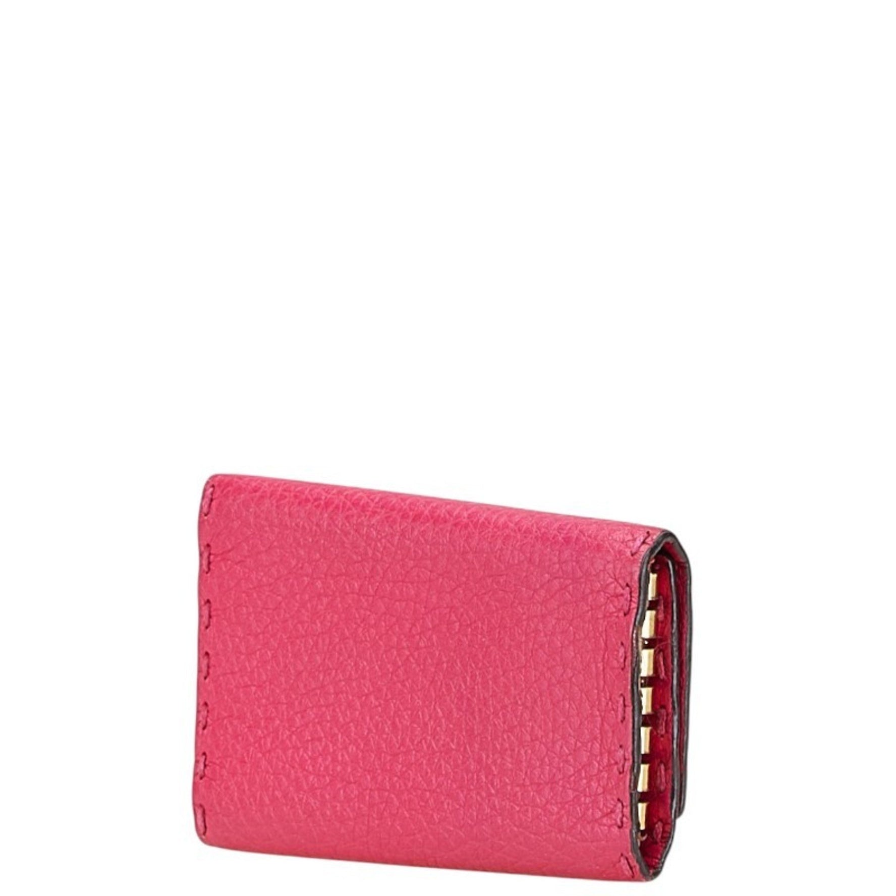 Fendi Selleria key case Leather