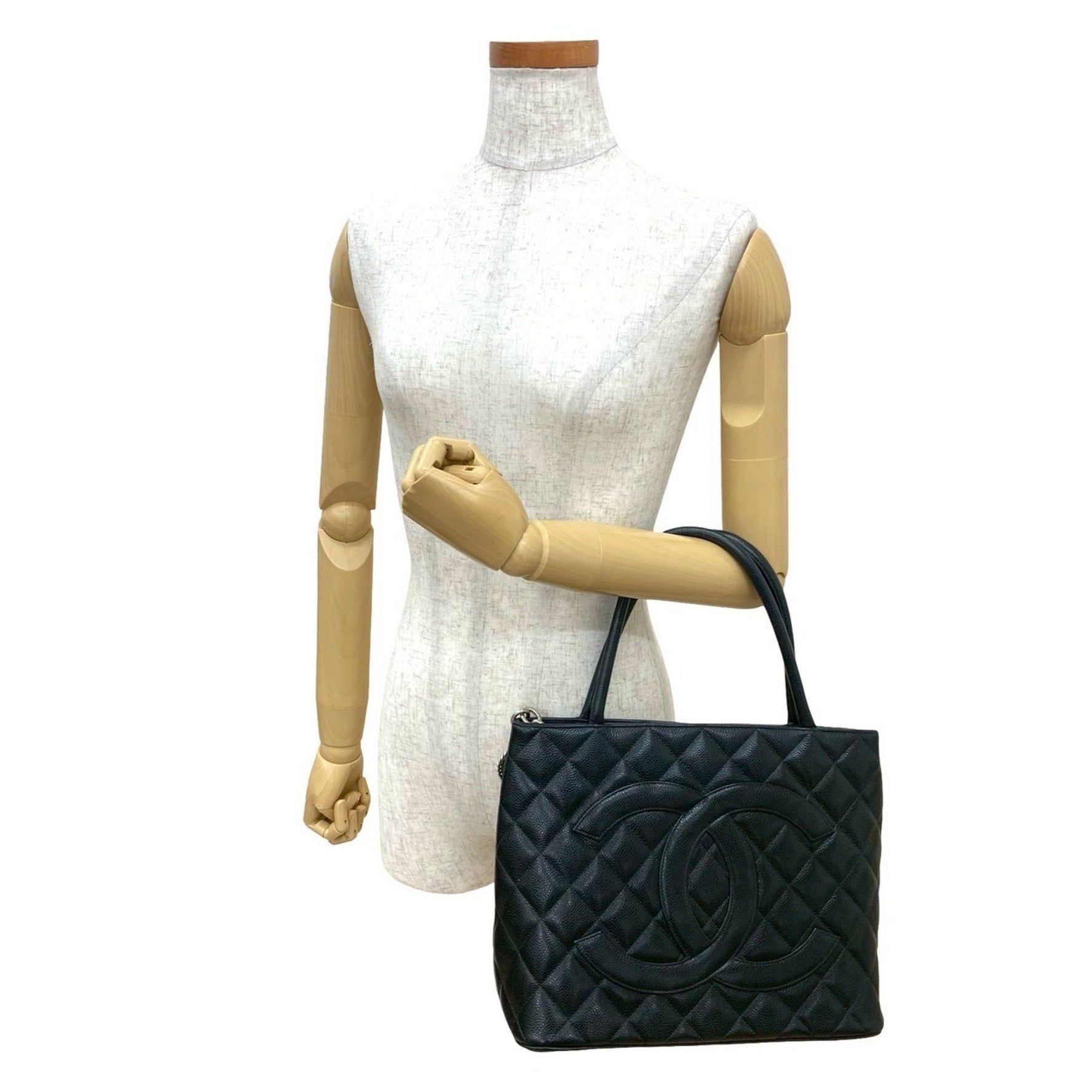 CHANEL Matelasse Reissue Tote Bag with Coco Mark, Caviar Leather Bag