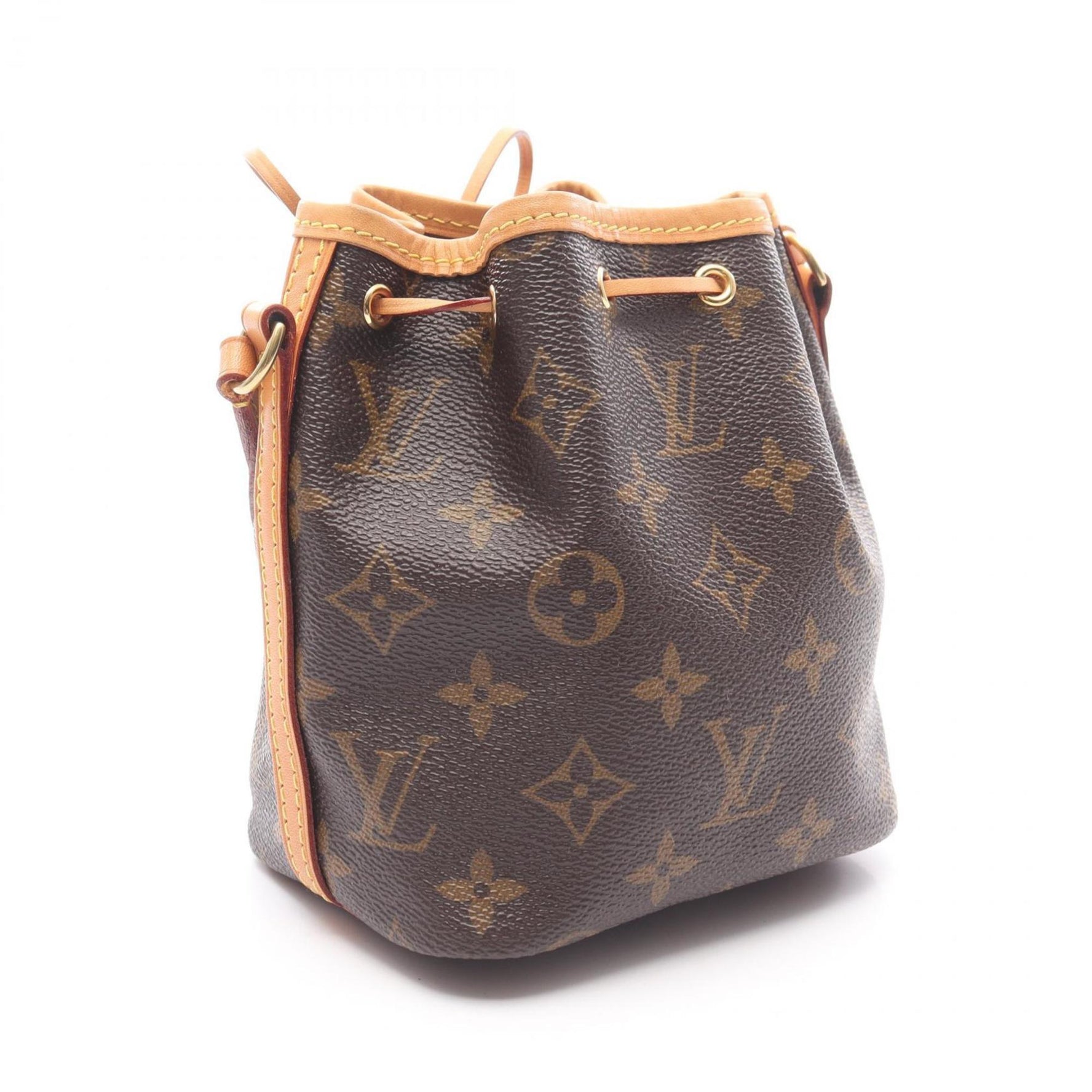 Louis Vuitton Nano Noe Shoulder Bag, Coated Canvas and Leather, Monogram