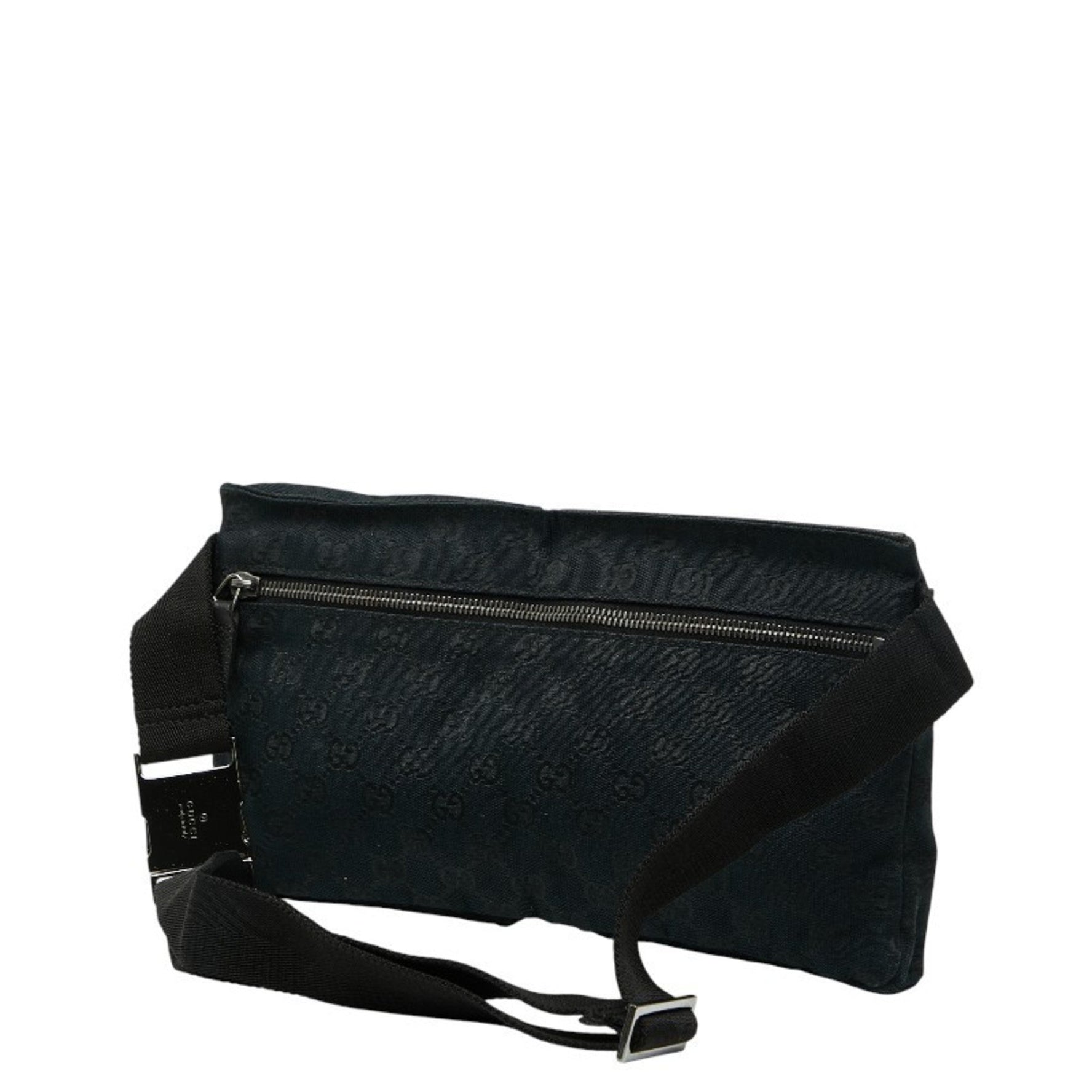 Gucci GG Canvas Waist Bag/Shoulder Bag Leather