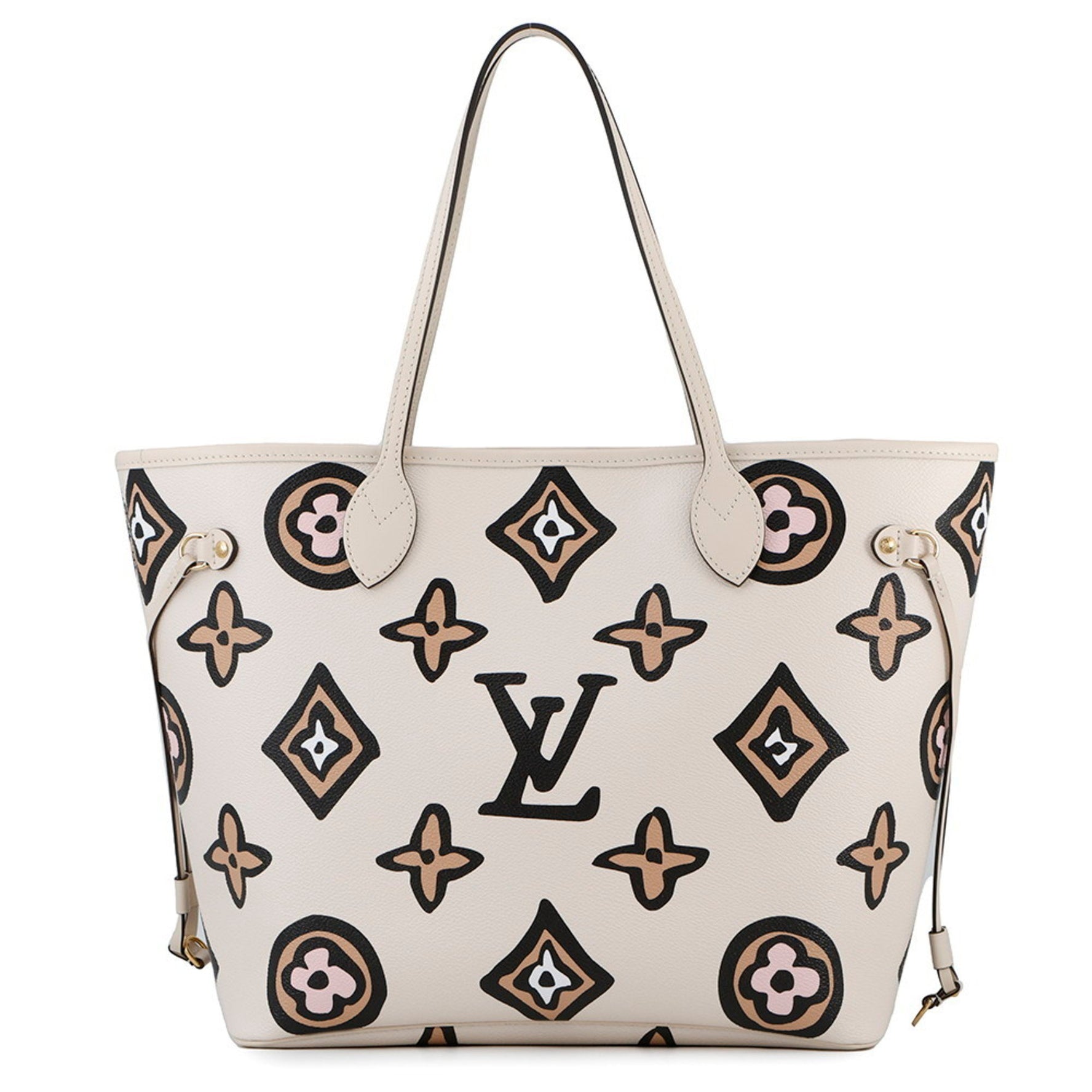 Louis Vuitton Monogram Wild at Heart Neverfull MM Tote Bag Leopard Print 2021 Collection