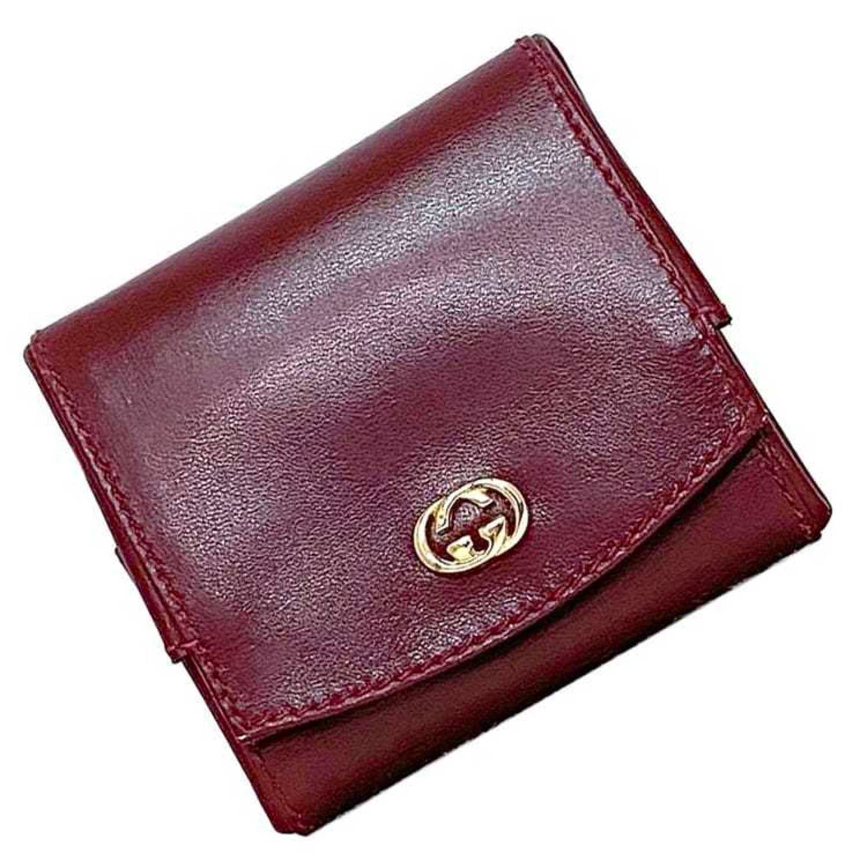 Gucci coin case Interlocking Hysteria 030 904 0325 leather GG compact .