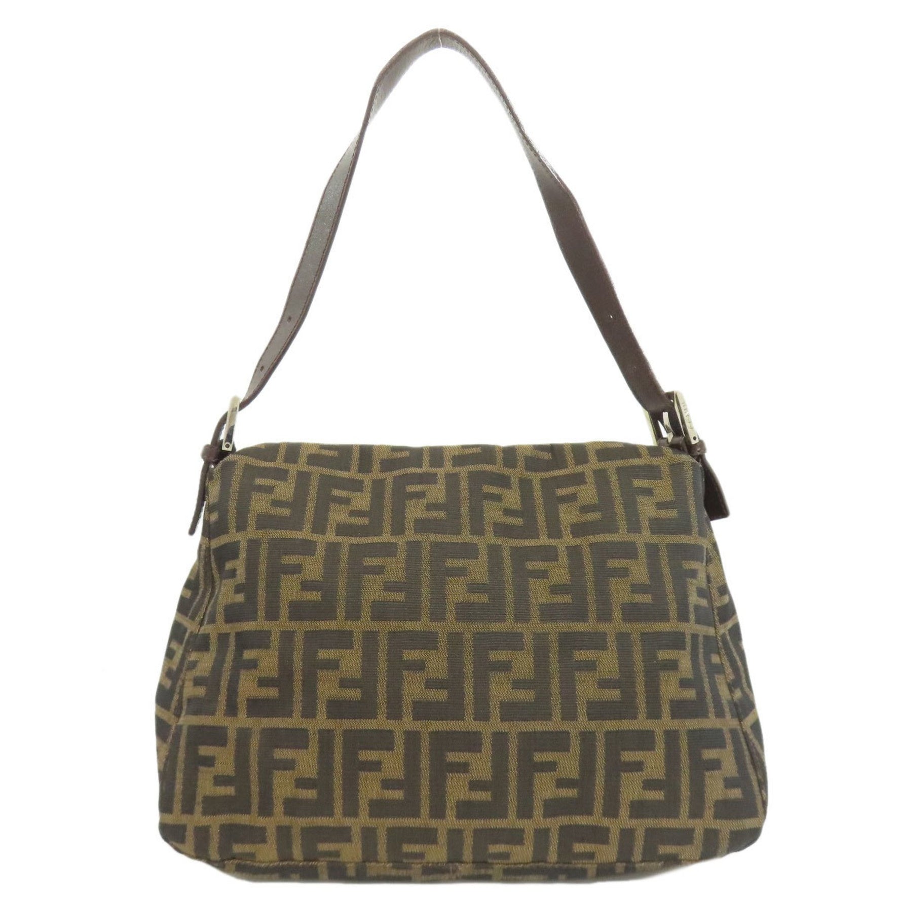 FENDI Mamma Bucket Canvas Handbag