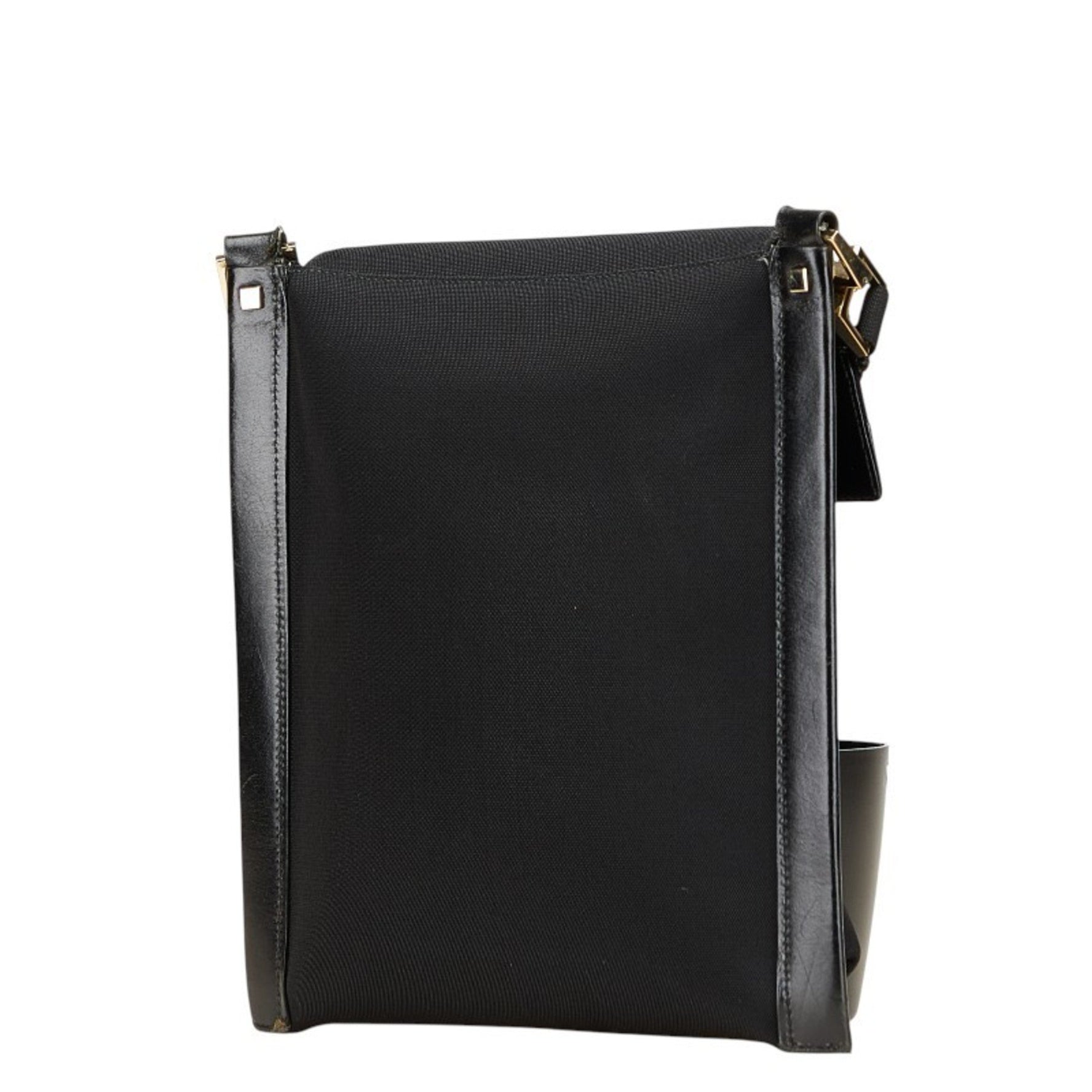 Gucci Crossbody Shoulder Bag 019 0424 Leather Nylon Canvas