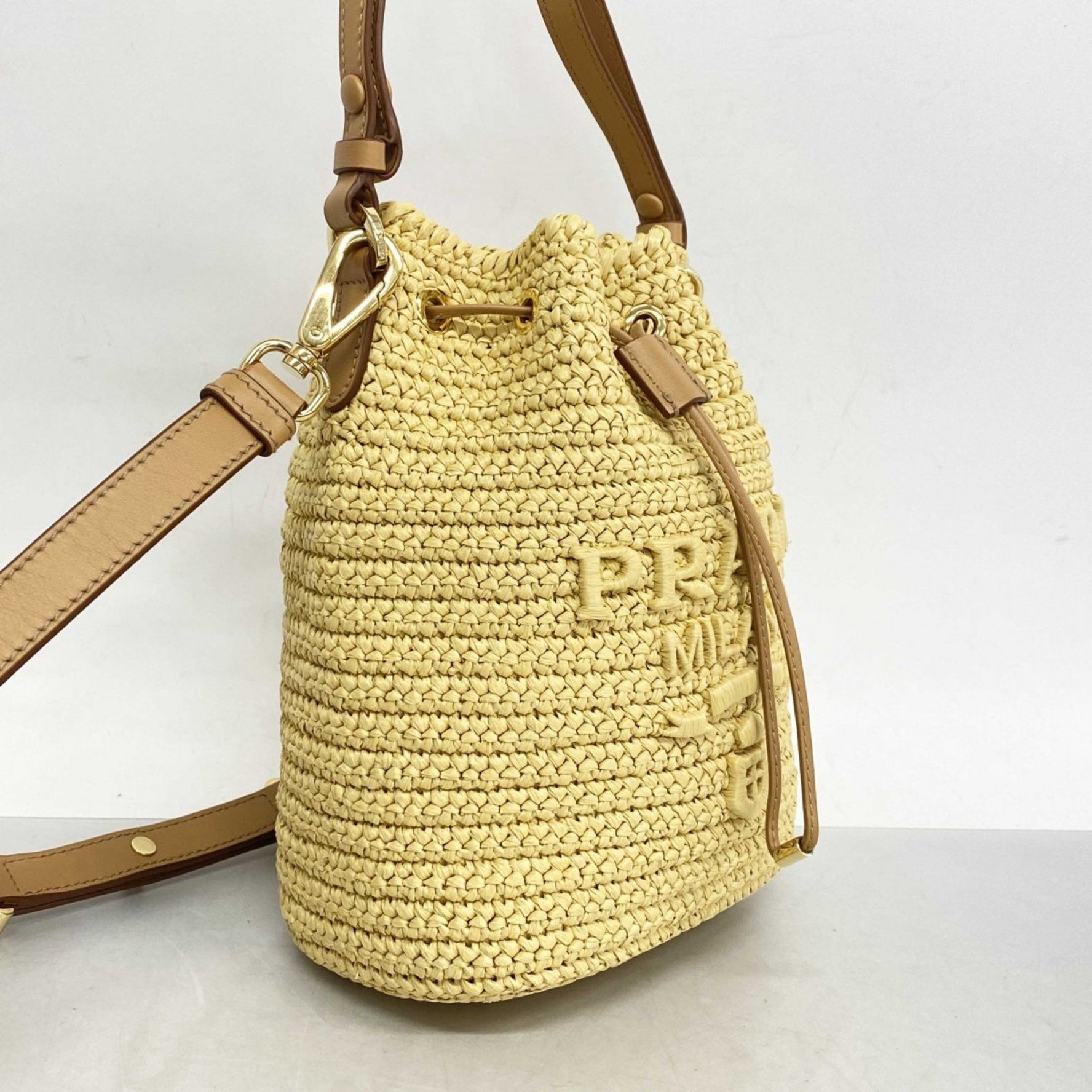 Prada Straw Handbag